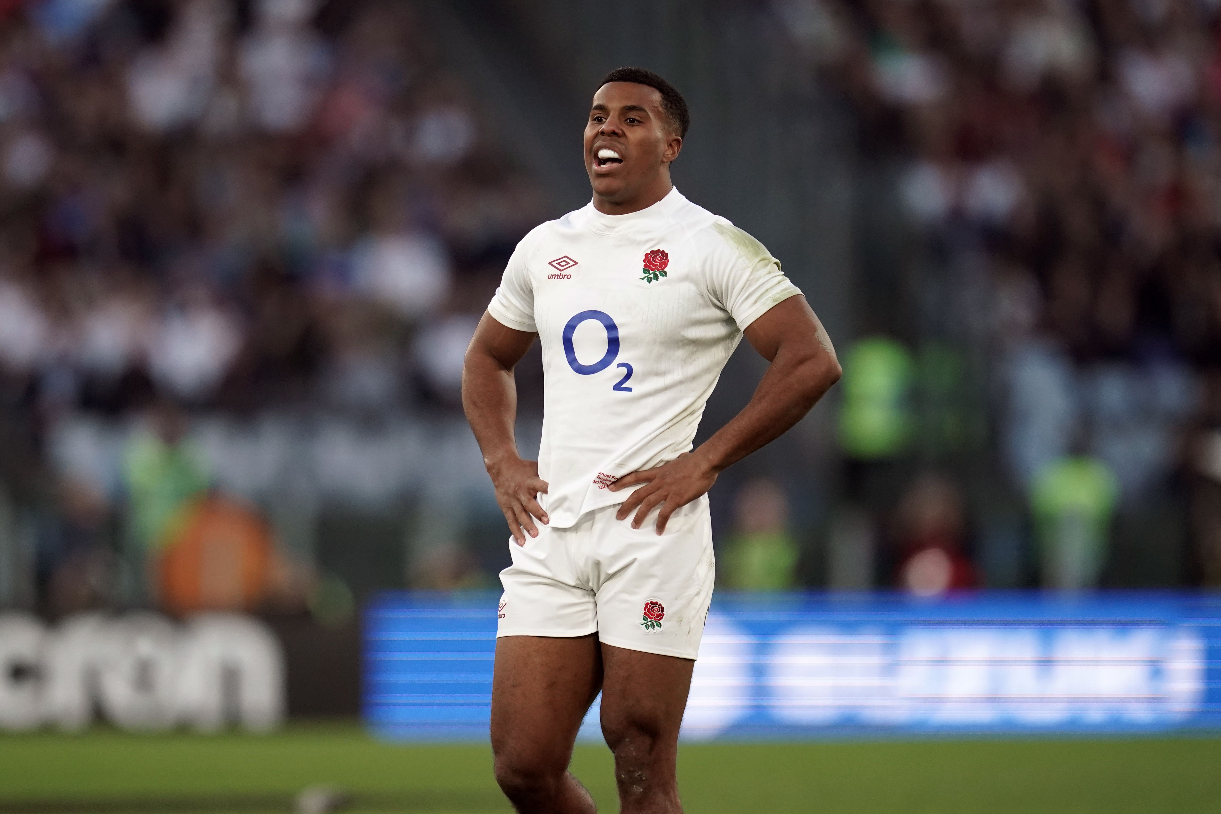 Immanuel Feyi-Waboso made his Test debut for England against Italy (Adam Davy/PA)