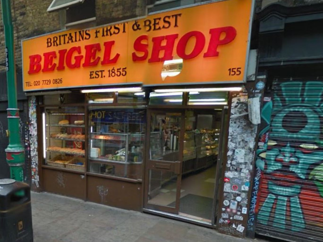 The Beigel Shop, in Shoreditch, east London