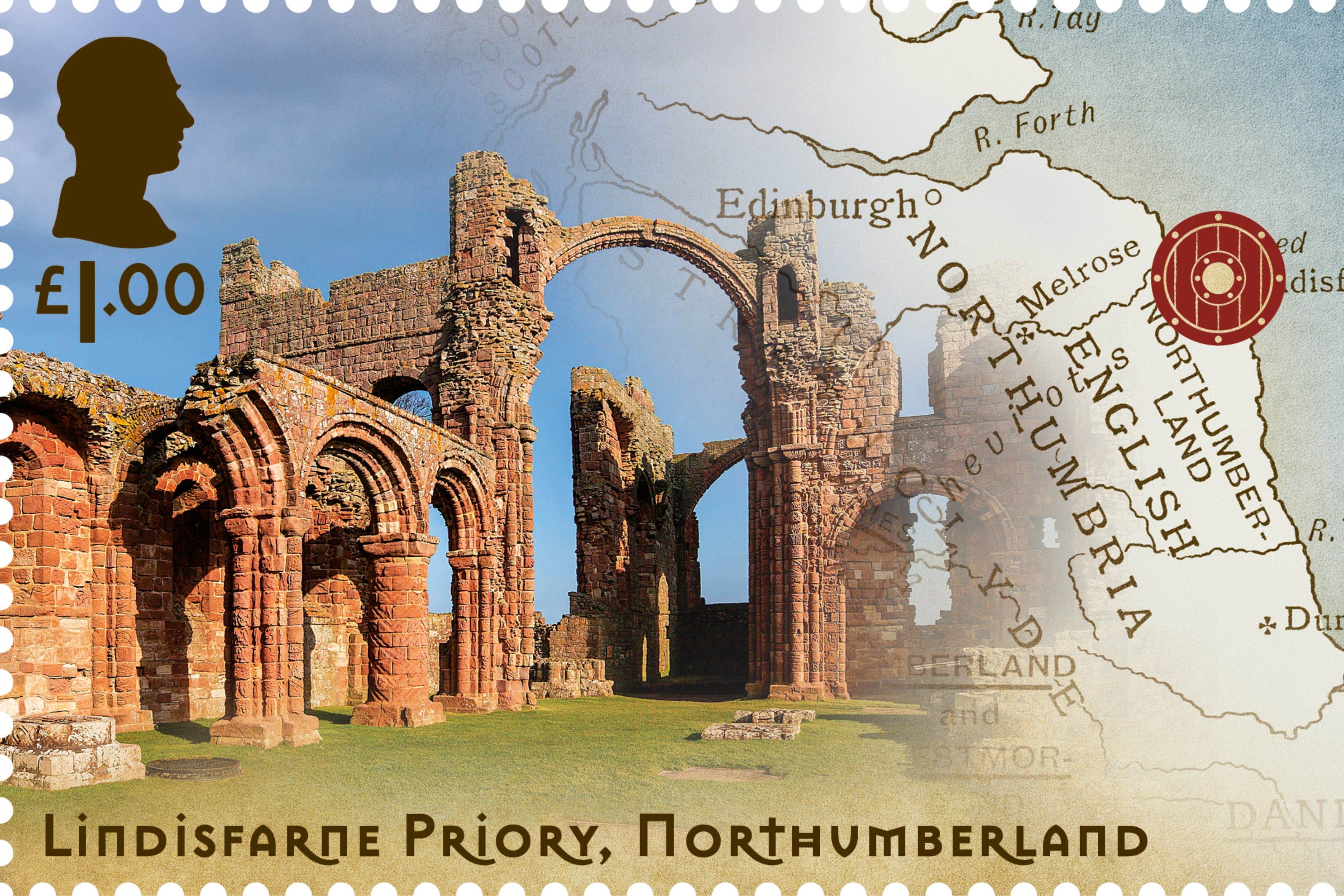 Viking Britain Lindisfarne stamp (Royal Mail/PA)