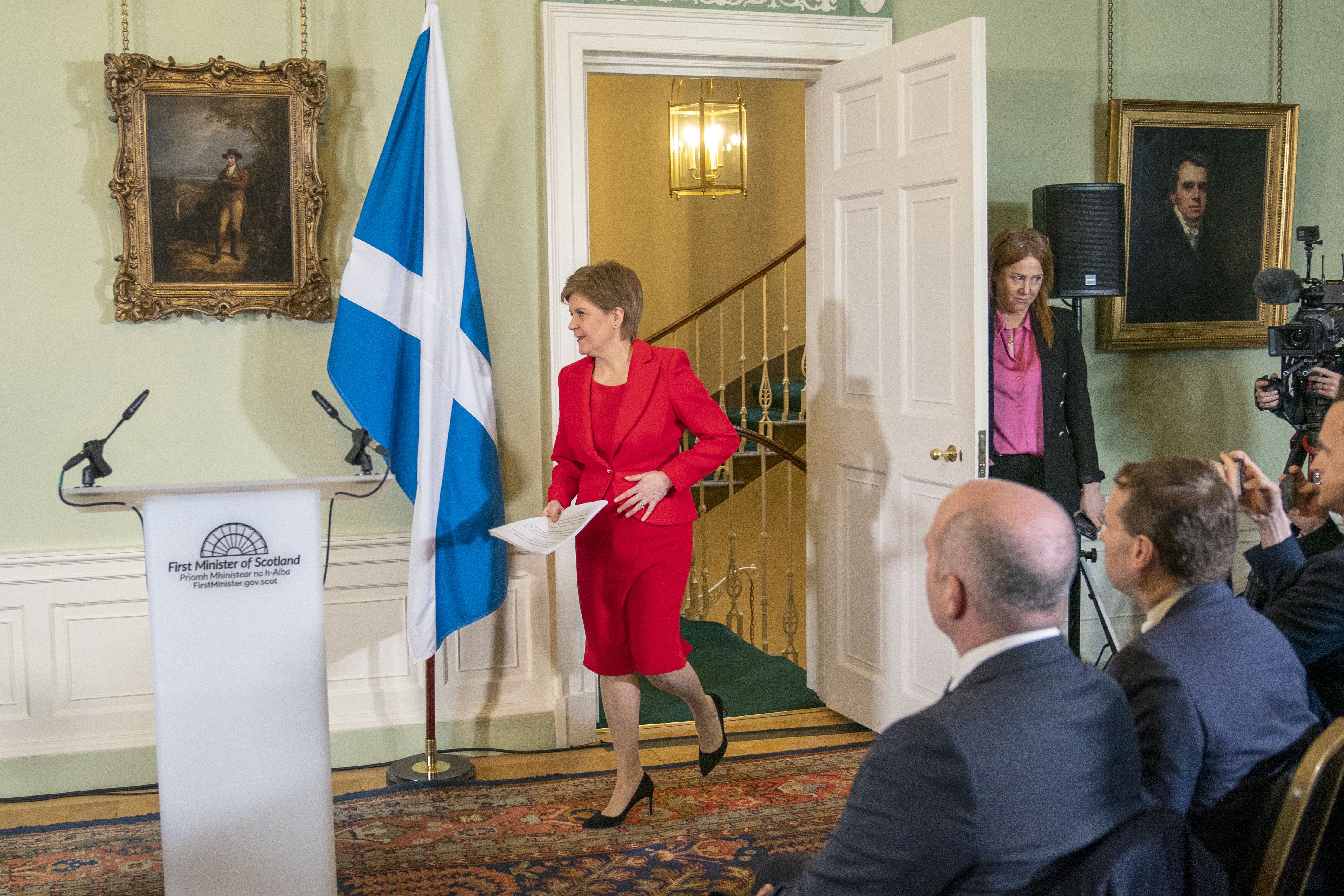 Nicola Sturgeon announced her resignation a year ago (Jane Barlow/PA)