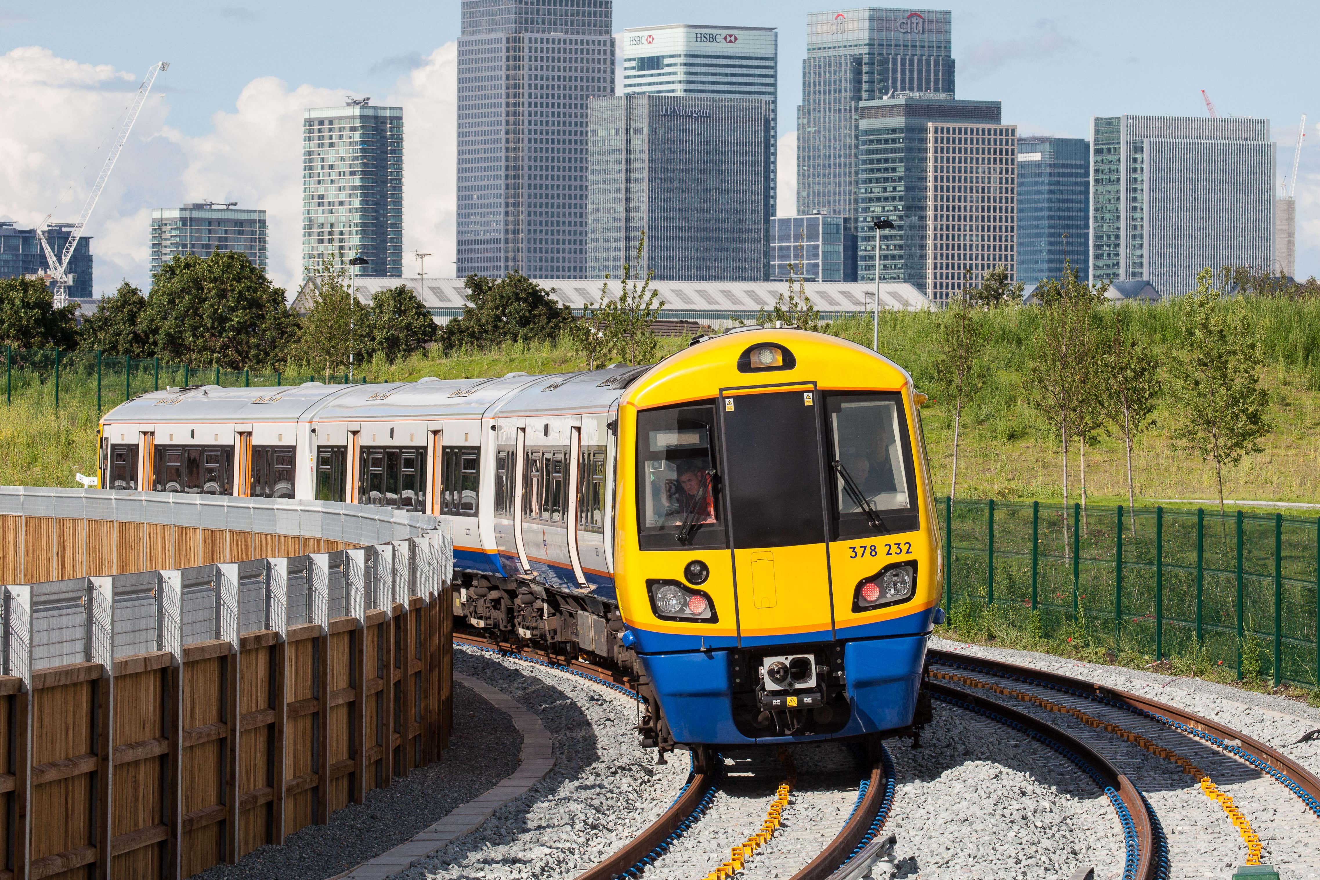 London Overground rail lines will be given individual names and colours to make the network easier to navigate (Alamy/PA)