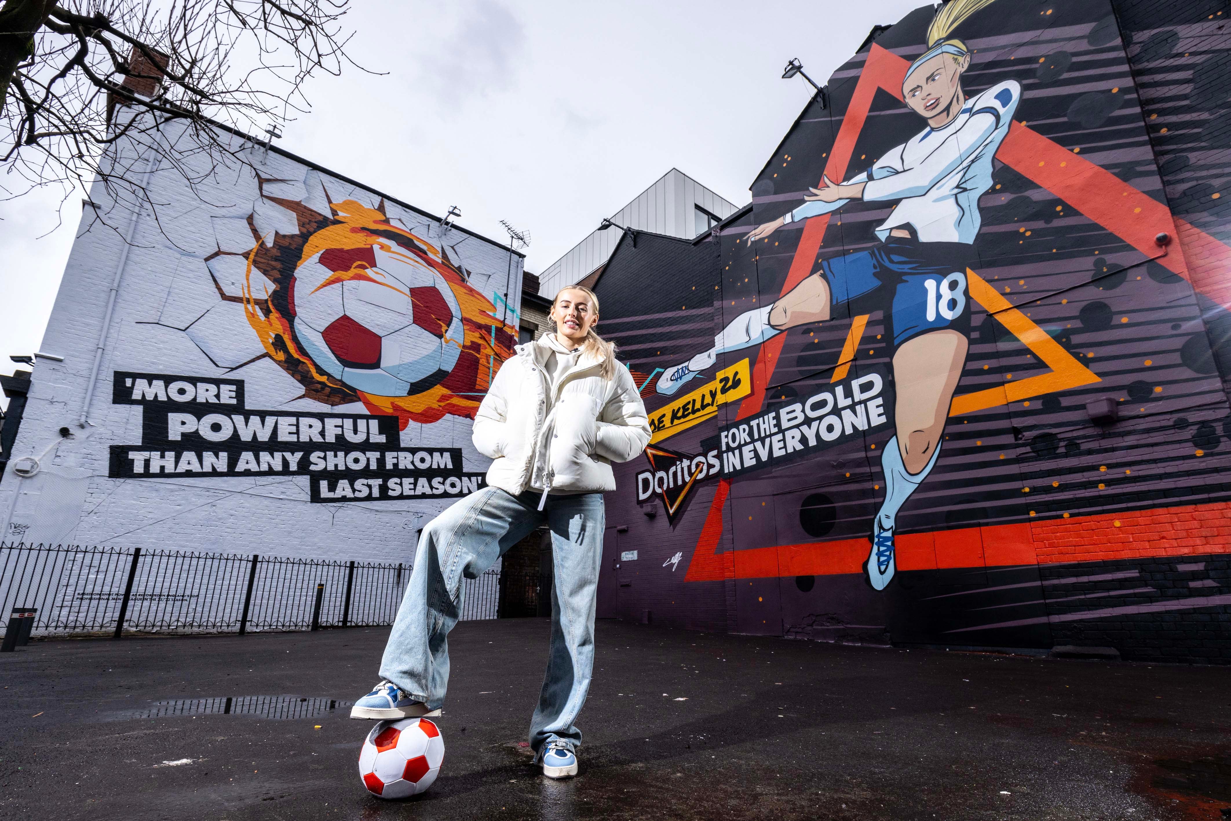 Kelly has seen a mural unveiled in her honour marking the ferocious strike