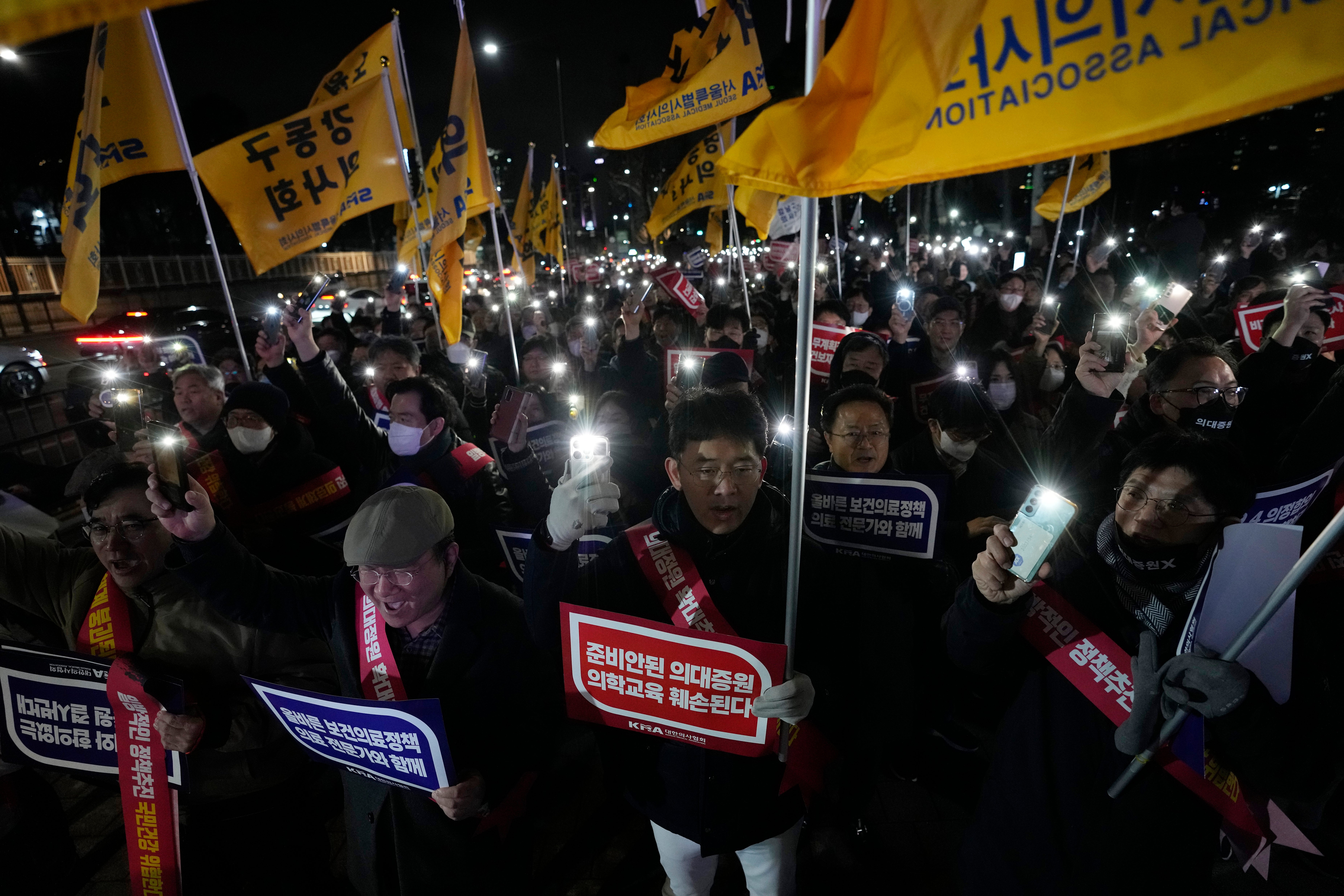 South Korea Doctors Protest