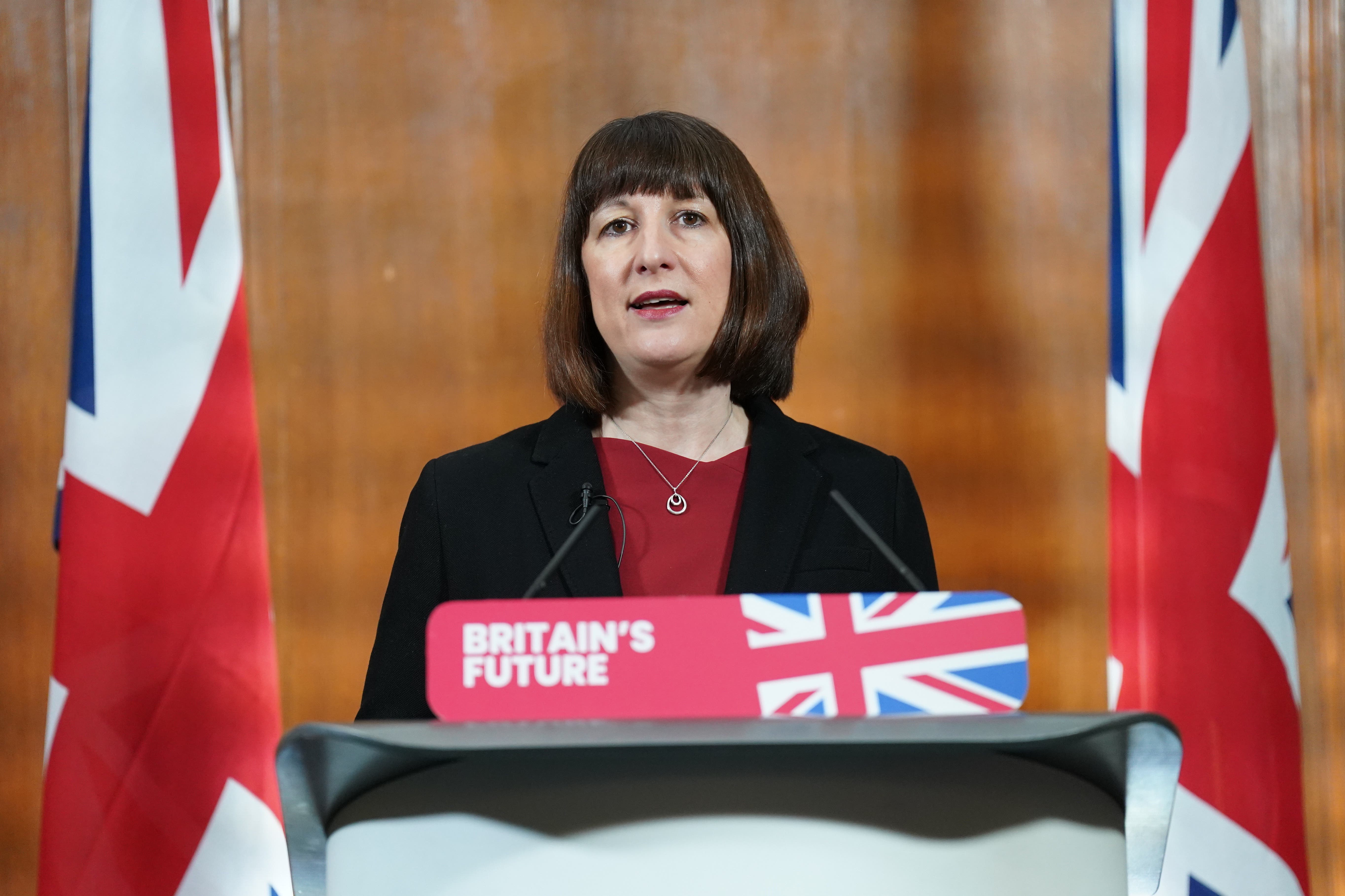 The shadow chancellor was speaking at a press conference in central London (Stefan Rousseau/PA)