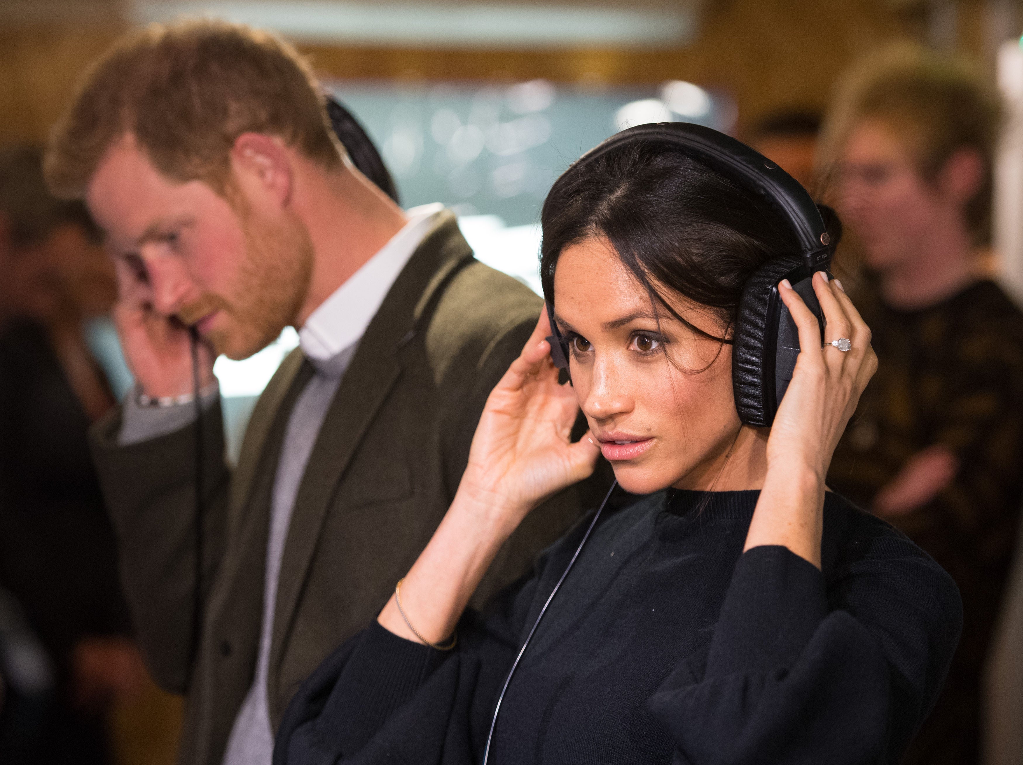 Duke and Duchess of Sussex visit Reprezent Radio in 2018