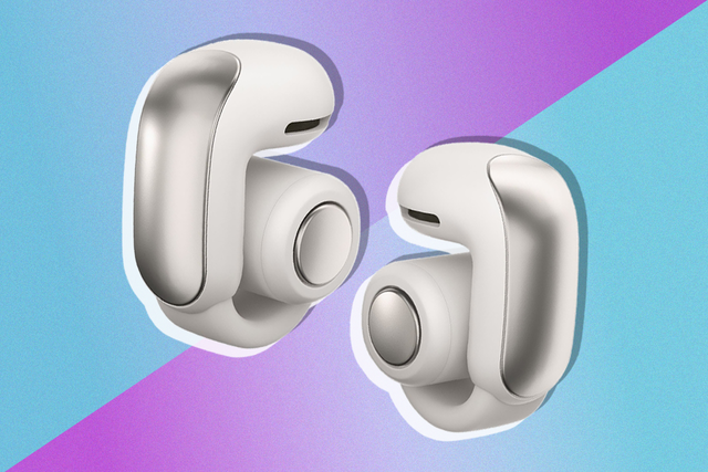 <p>Available in black and grey, the Bose ultra open earbuds look more like fashion accessories than tech </p>