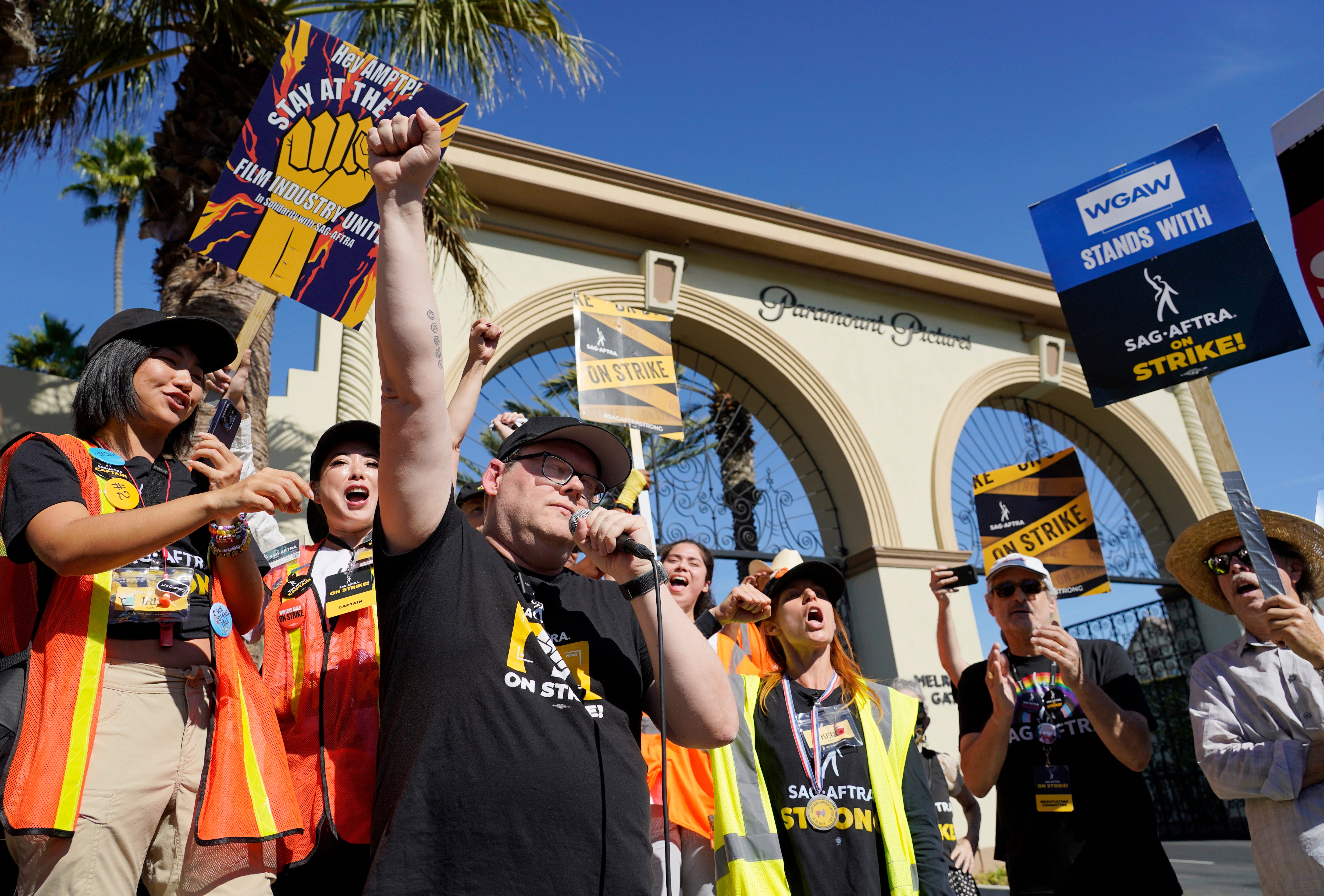 Striking Workers Rise