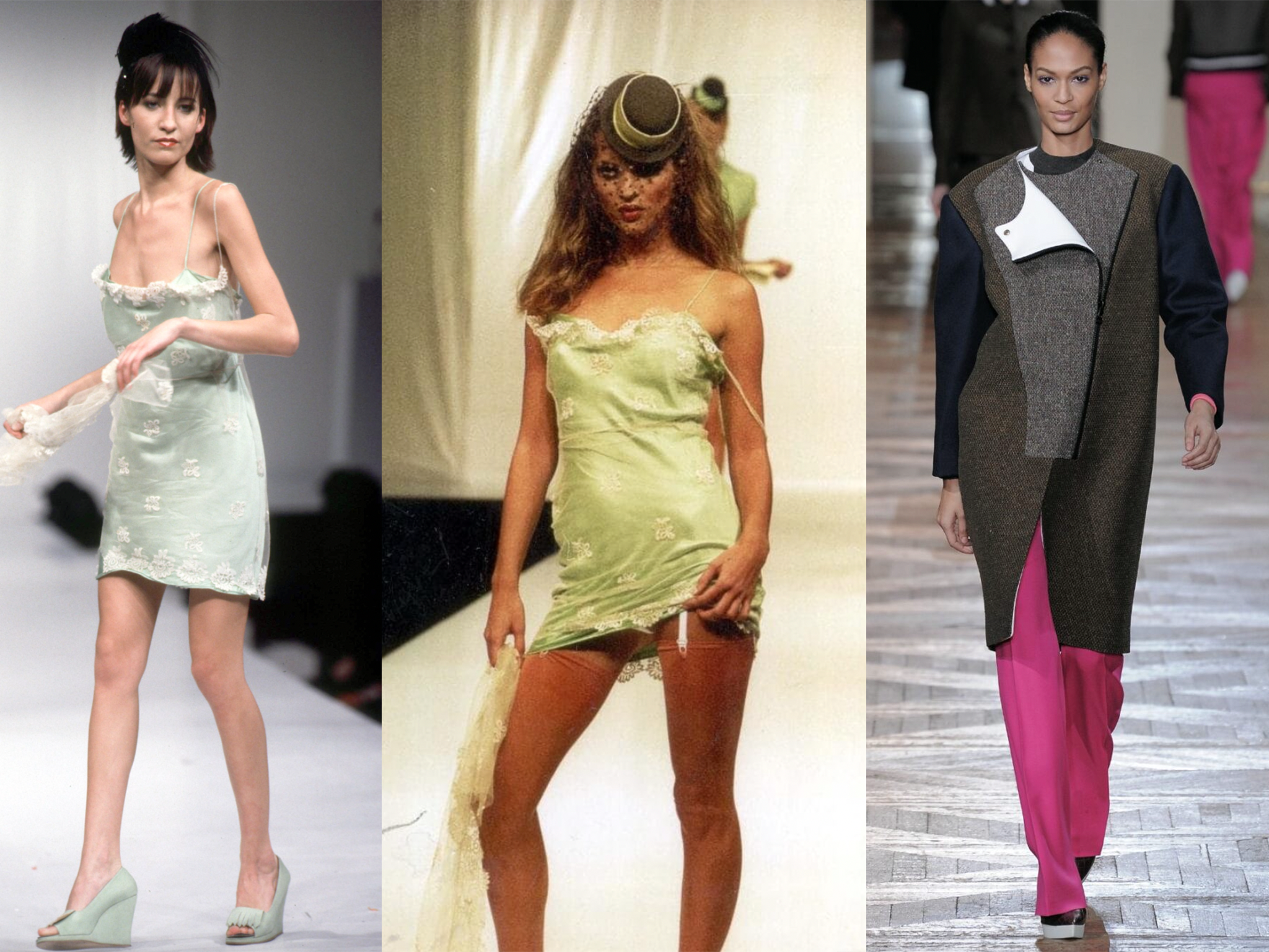 Stella McCartney’s London Fashion week shows in 1995 and 2012