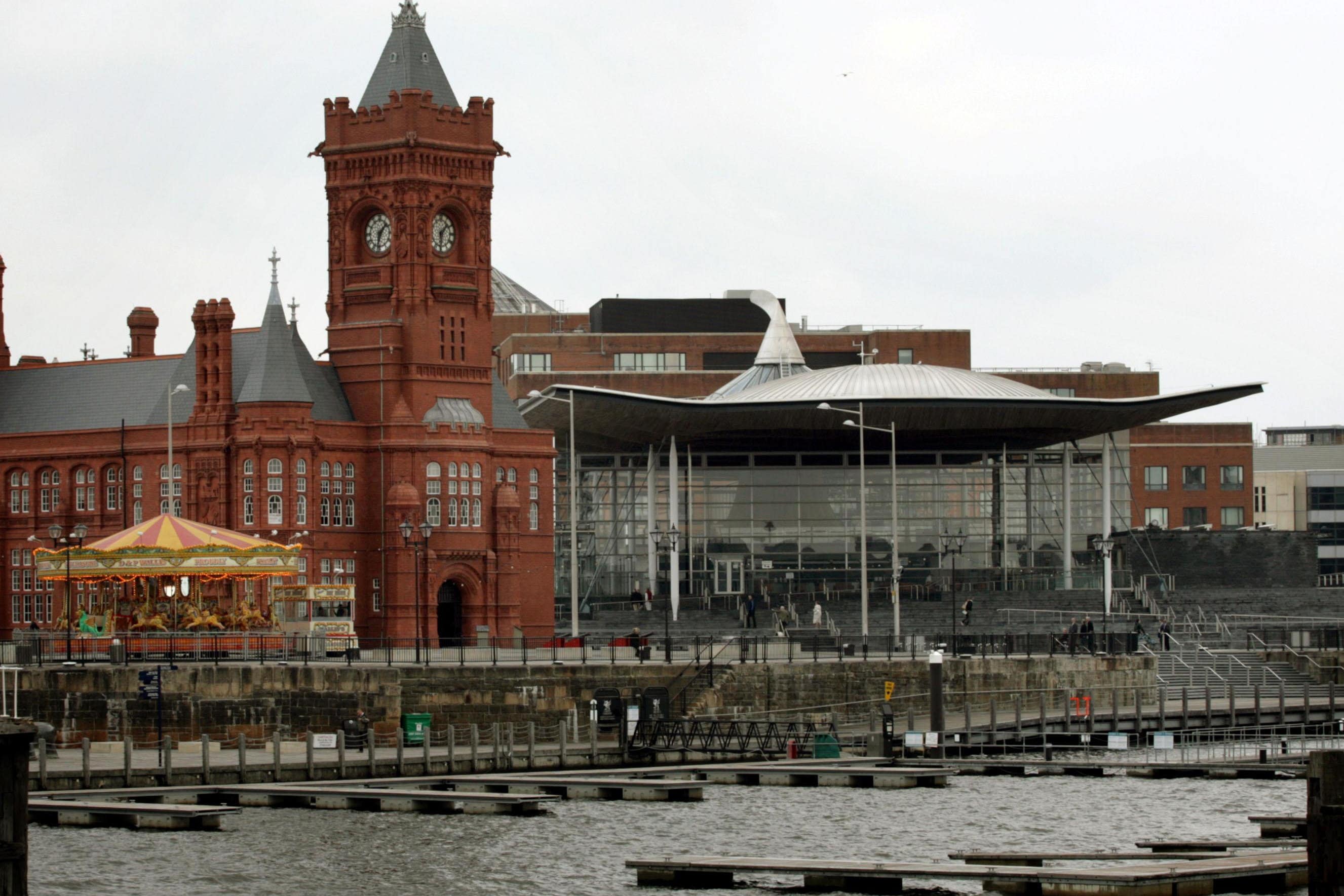 The Senedd, the Welsh Assembly building in Cardiff Bay (Anthony Devlin/PA)