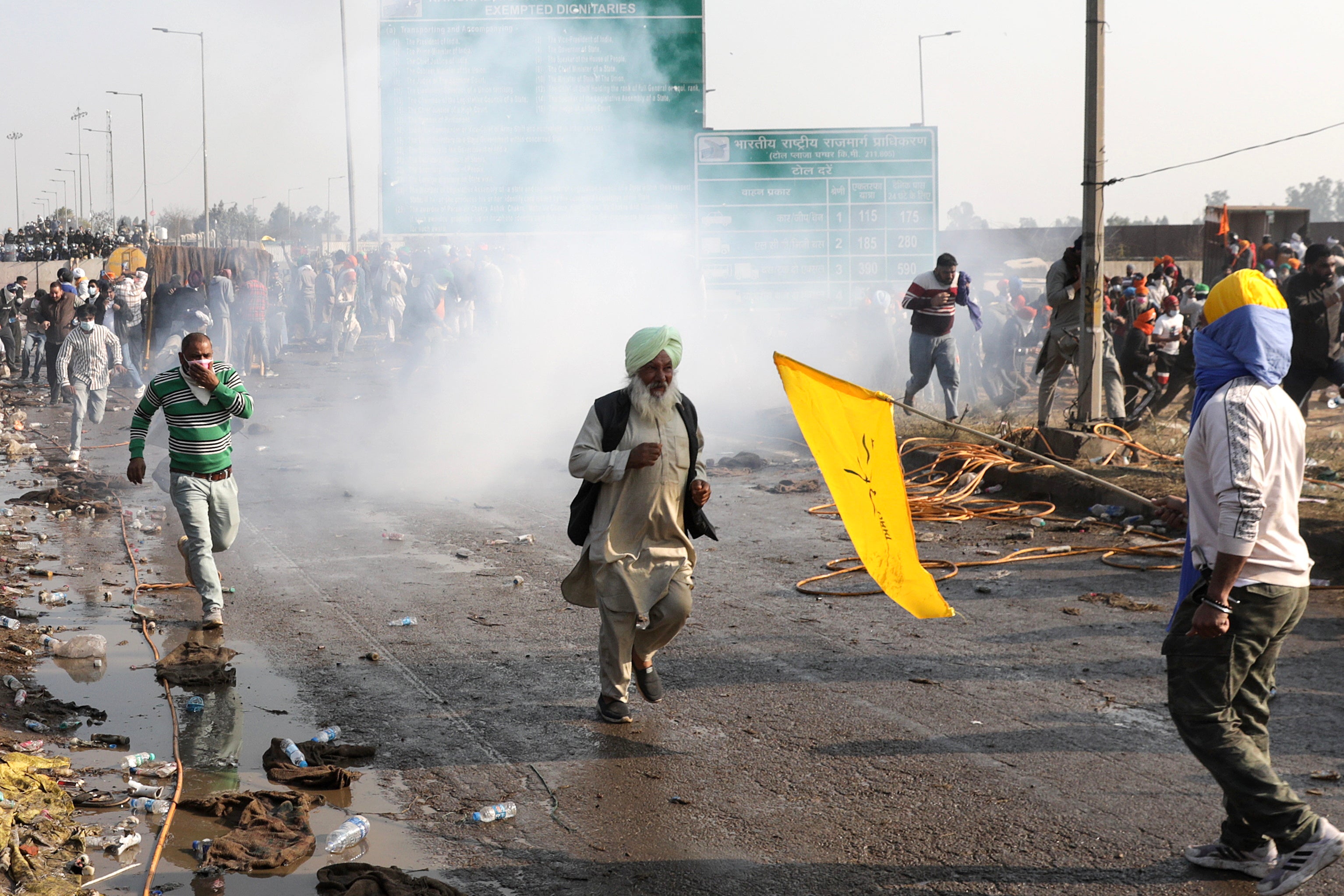 Indian farmers continue to protest at Shambhu Haryana-Punjab border point