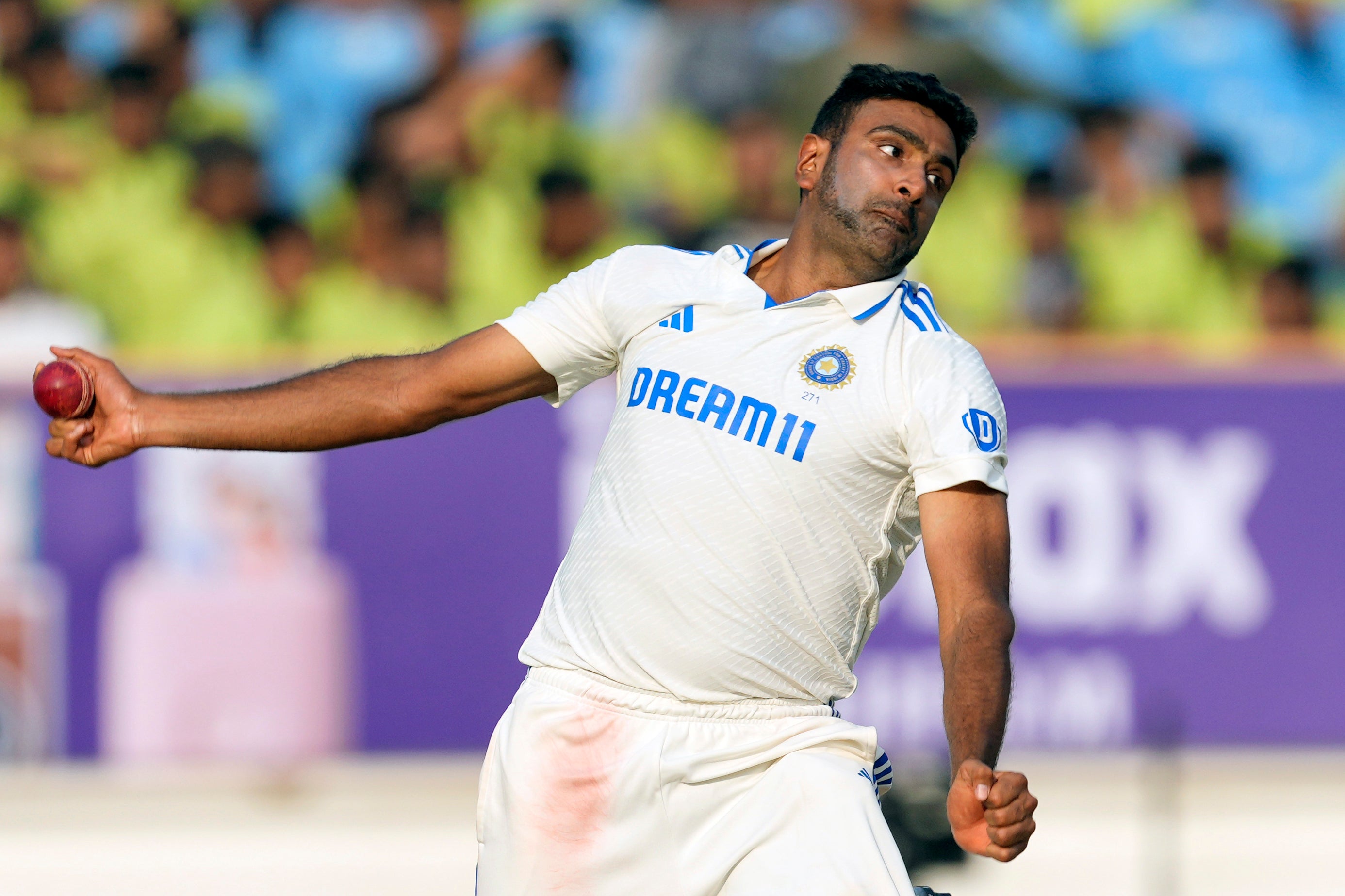 India's Ravichandran Ashwin bagged his 500th wicket