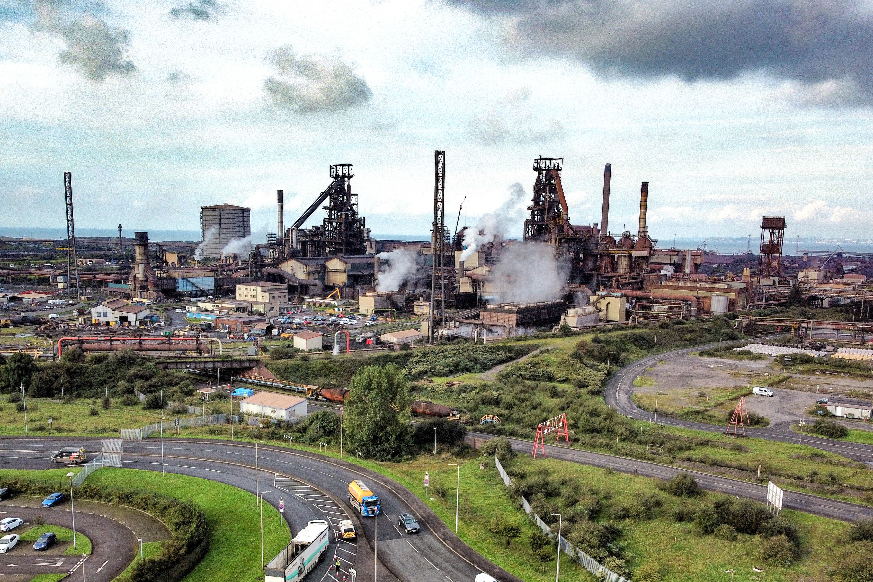 A general view of Tata Steel’s Port Talbot steelworks in south Wales (Ben Birchall/PA)