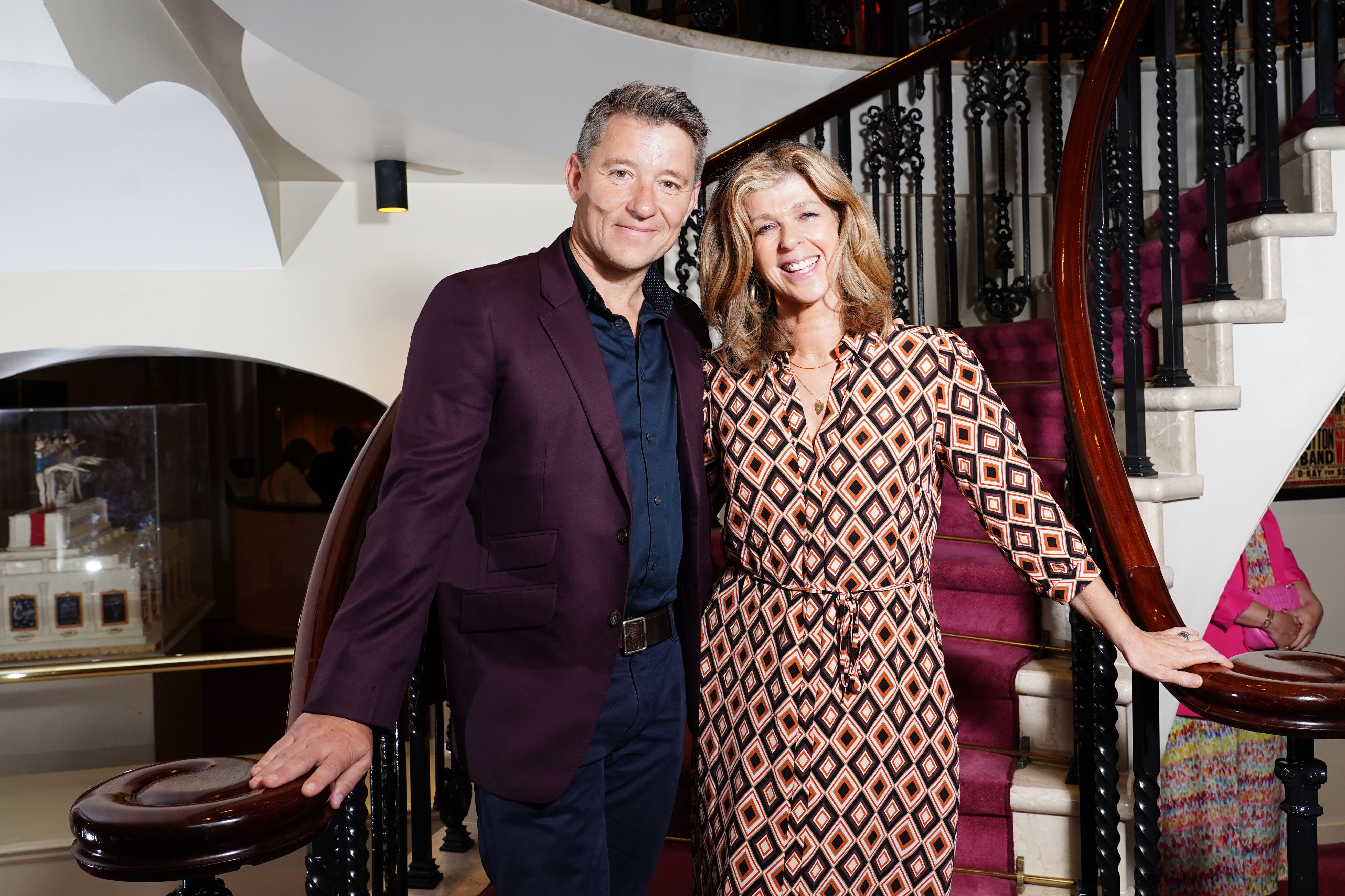 Ben Shephard and his ‘on-screen Good Morning Britain wife’ Kate Garraway (Ian West/PA)