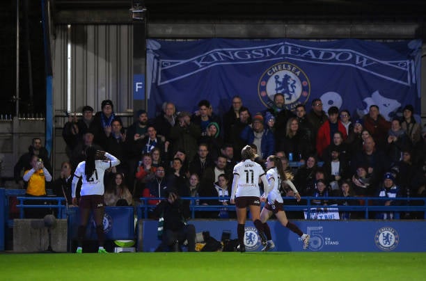 Khadija Shaw scored the only goal of the first half