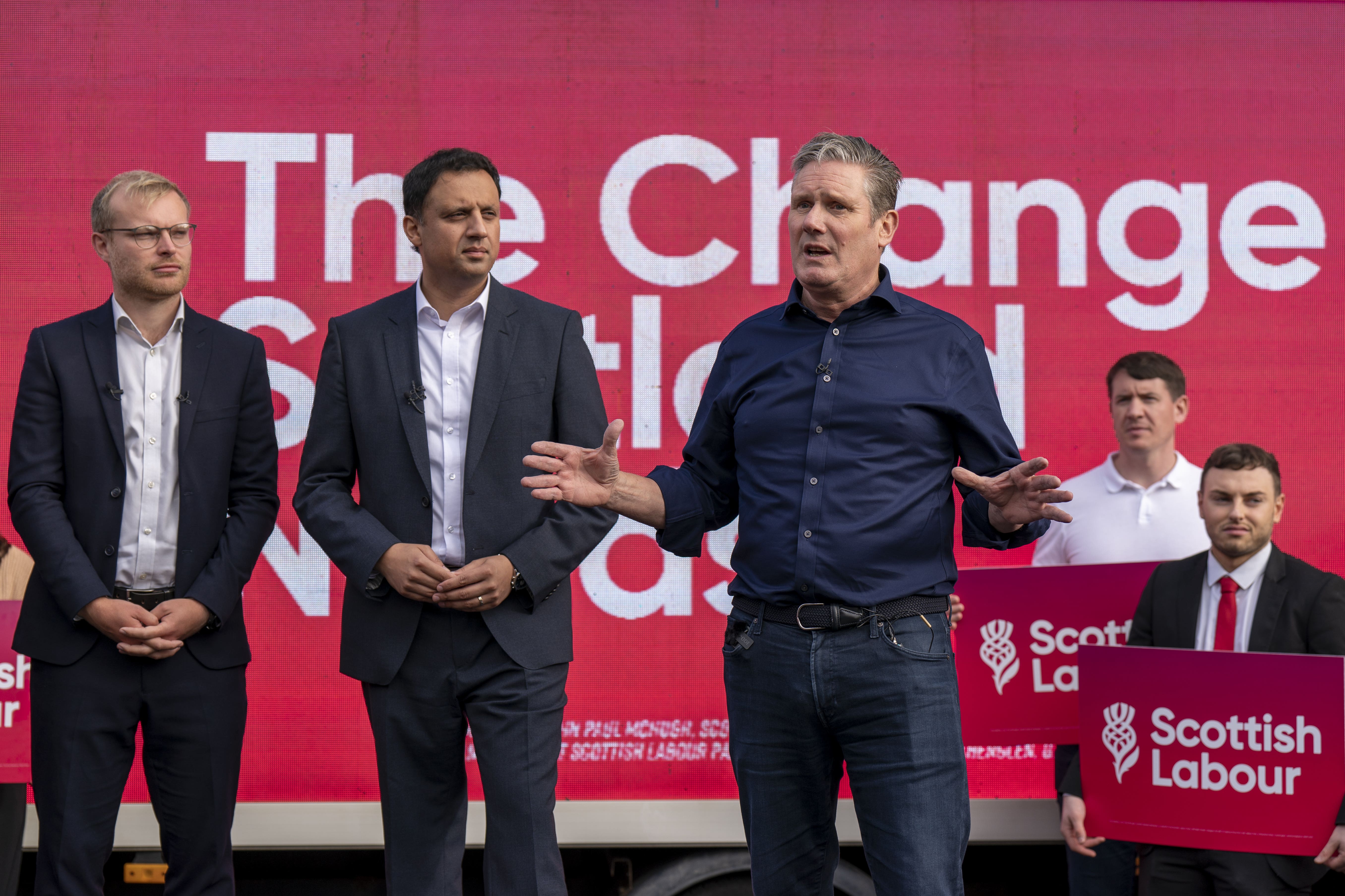 Scottish Labour MP Michael Shanks, left, is being urged to vote for a ceasefire in Gaza (PA)