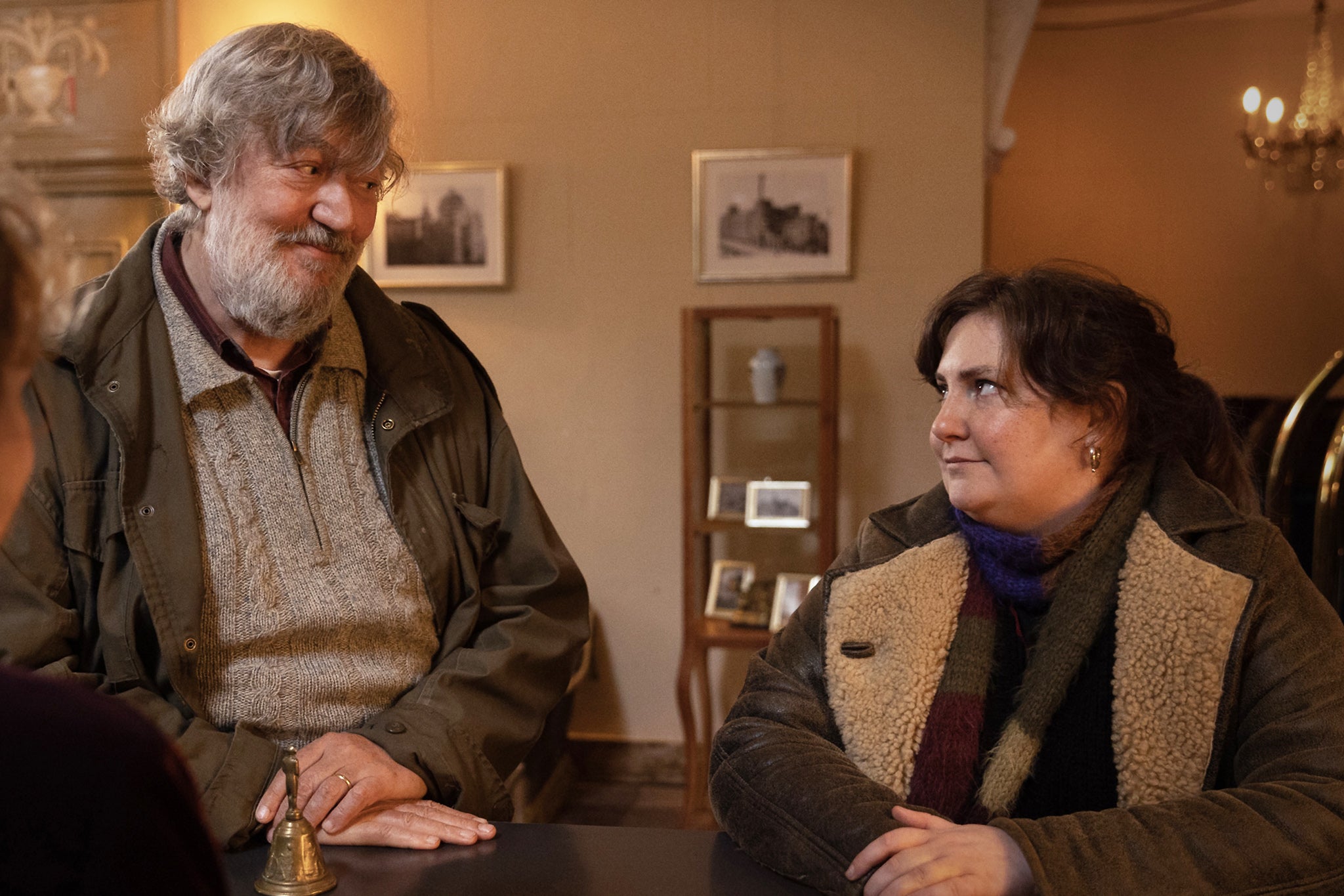 Stephen Fry and Lena Dunham in ‘Treasure'