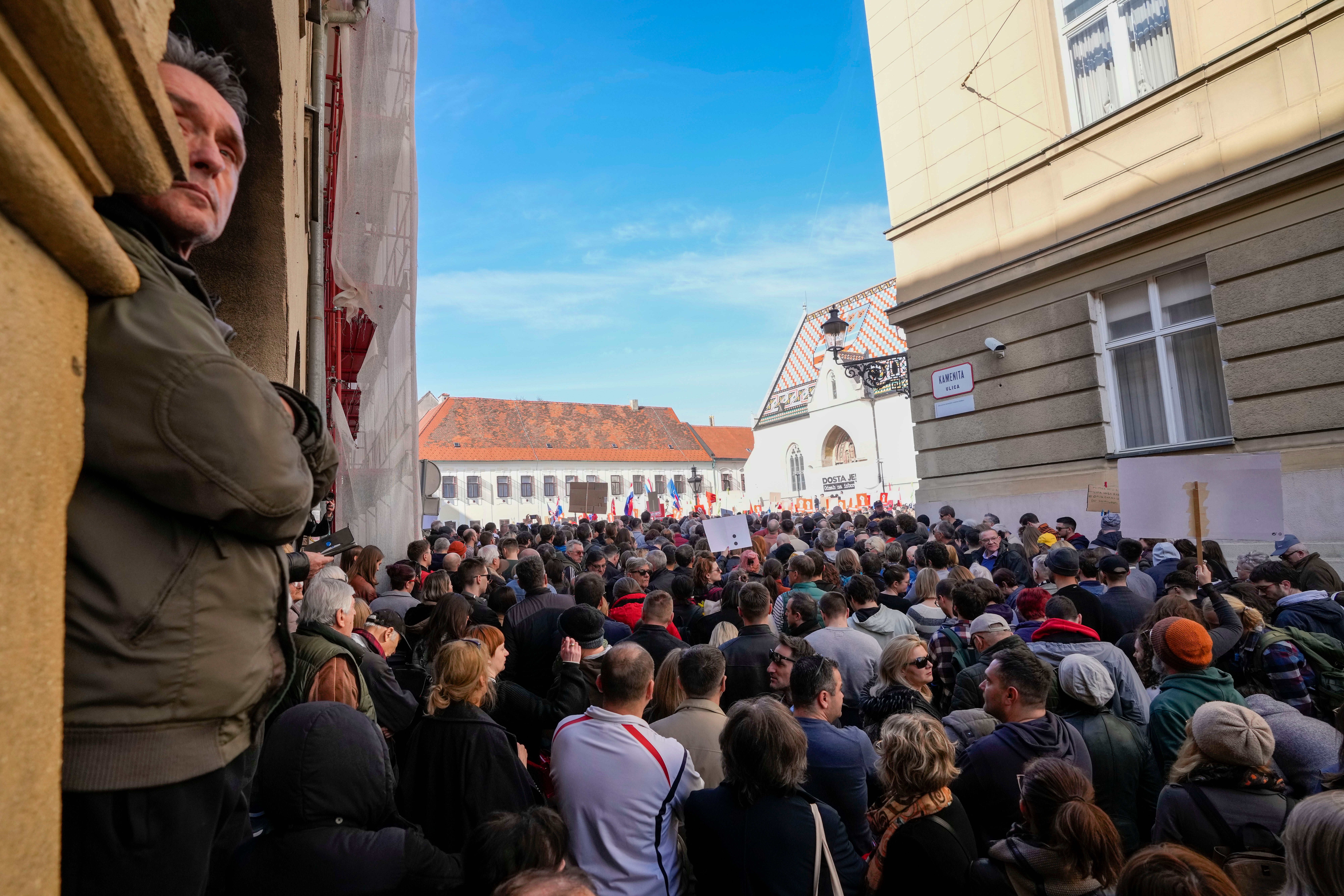 Croatia Protest