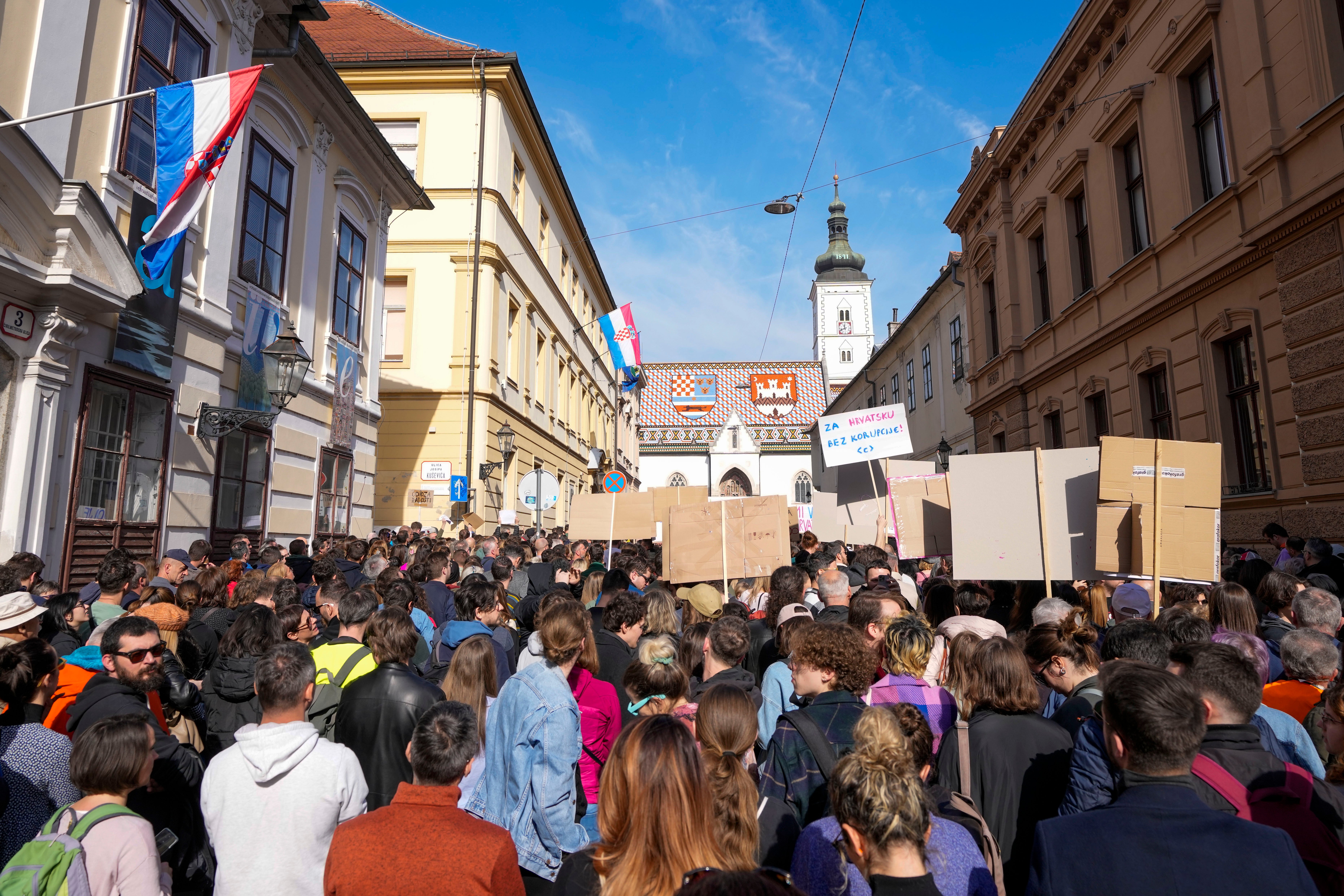 Croatia Protest