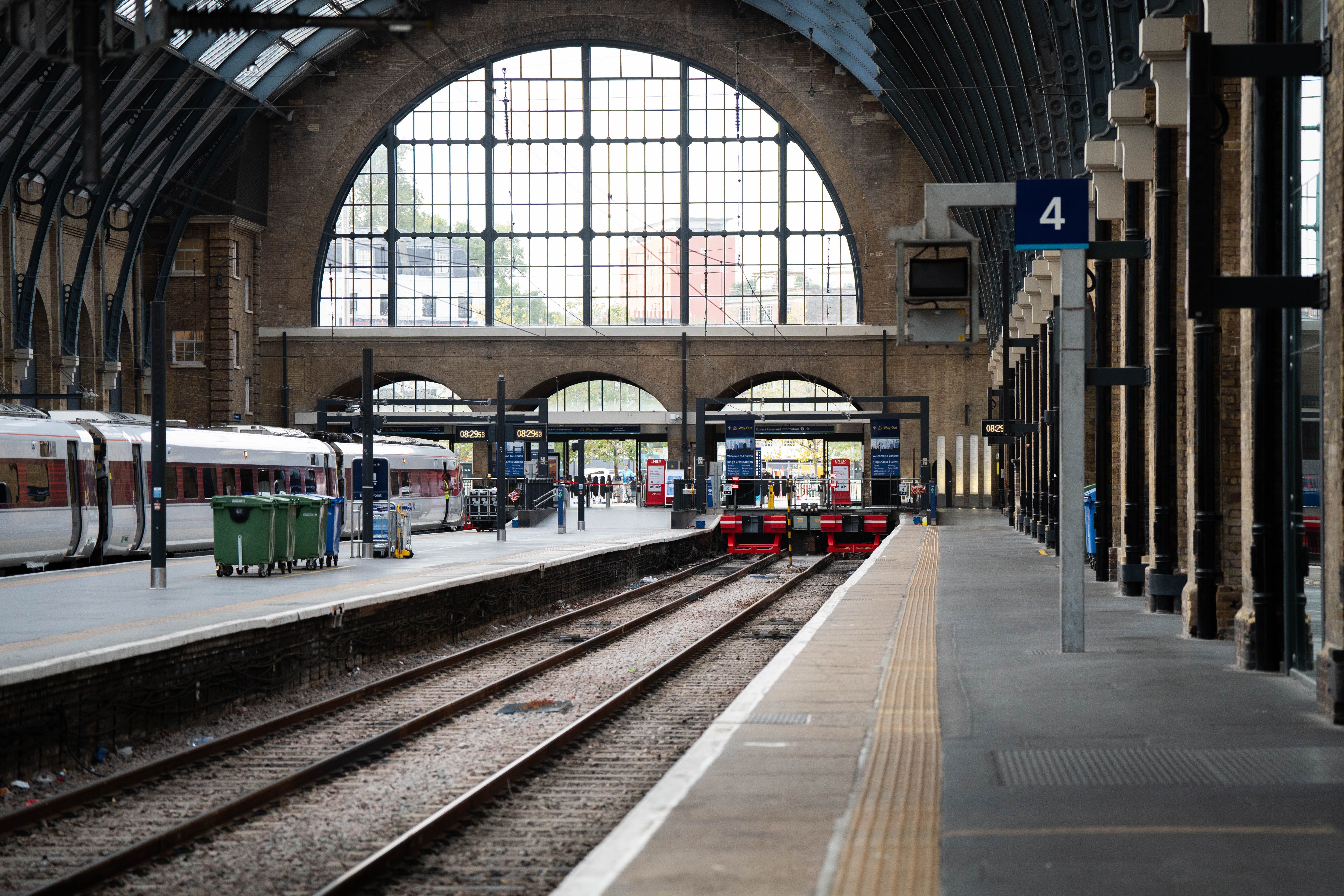 Going places? King’s Cross station in London, the terminus for the East Coast main line, is closed on Monday and Tuesday, 20-21 February 2024