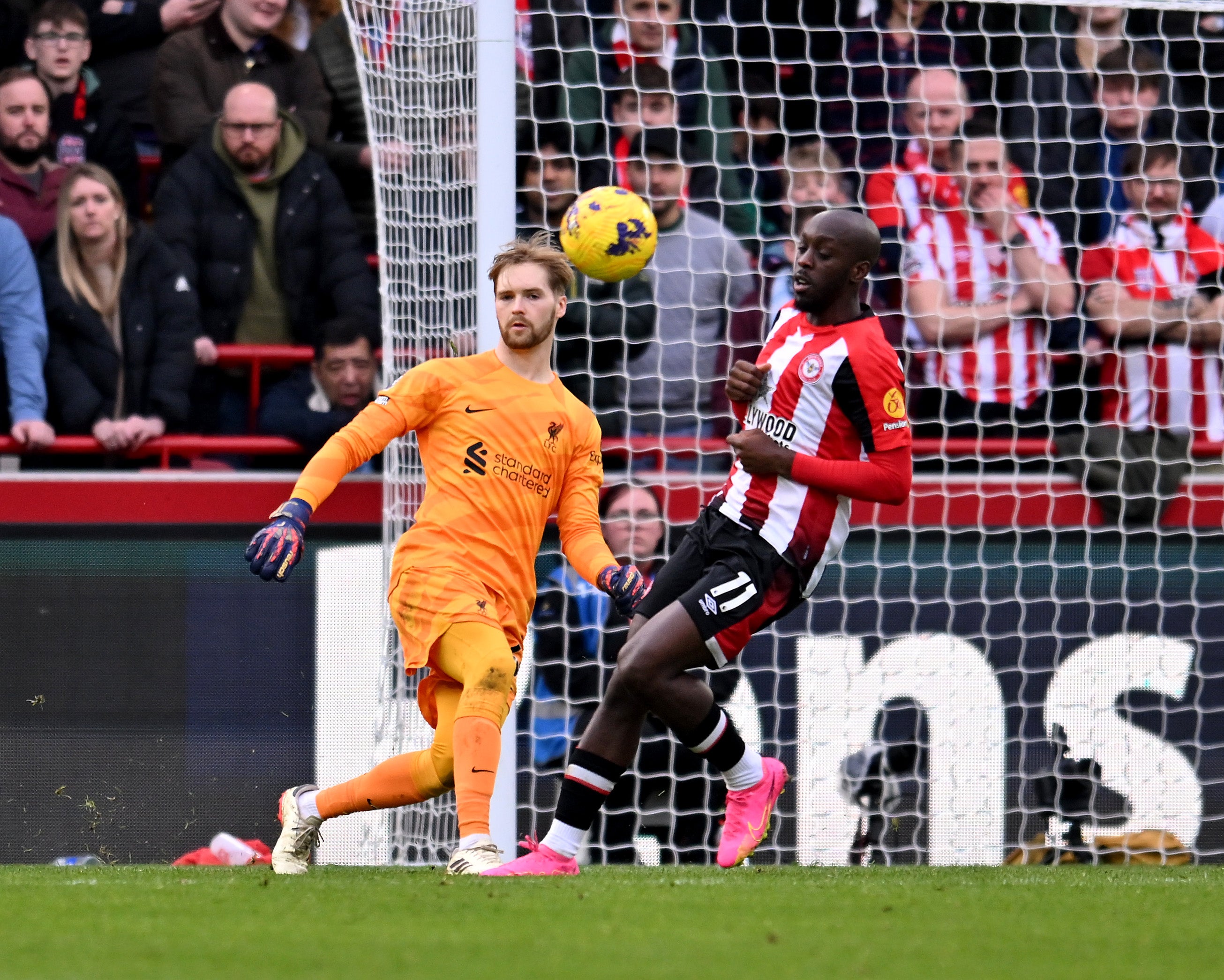 Kelleher will play his fifth league game of the season against Luton