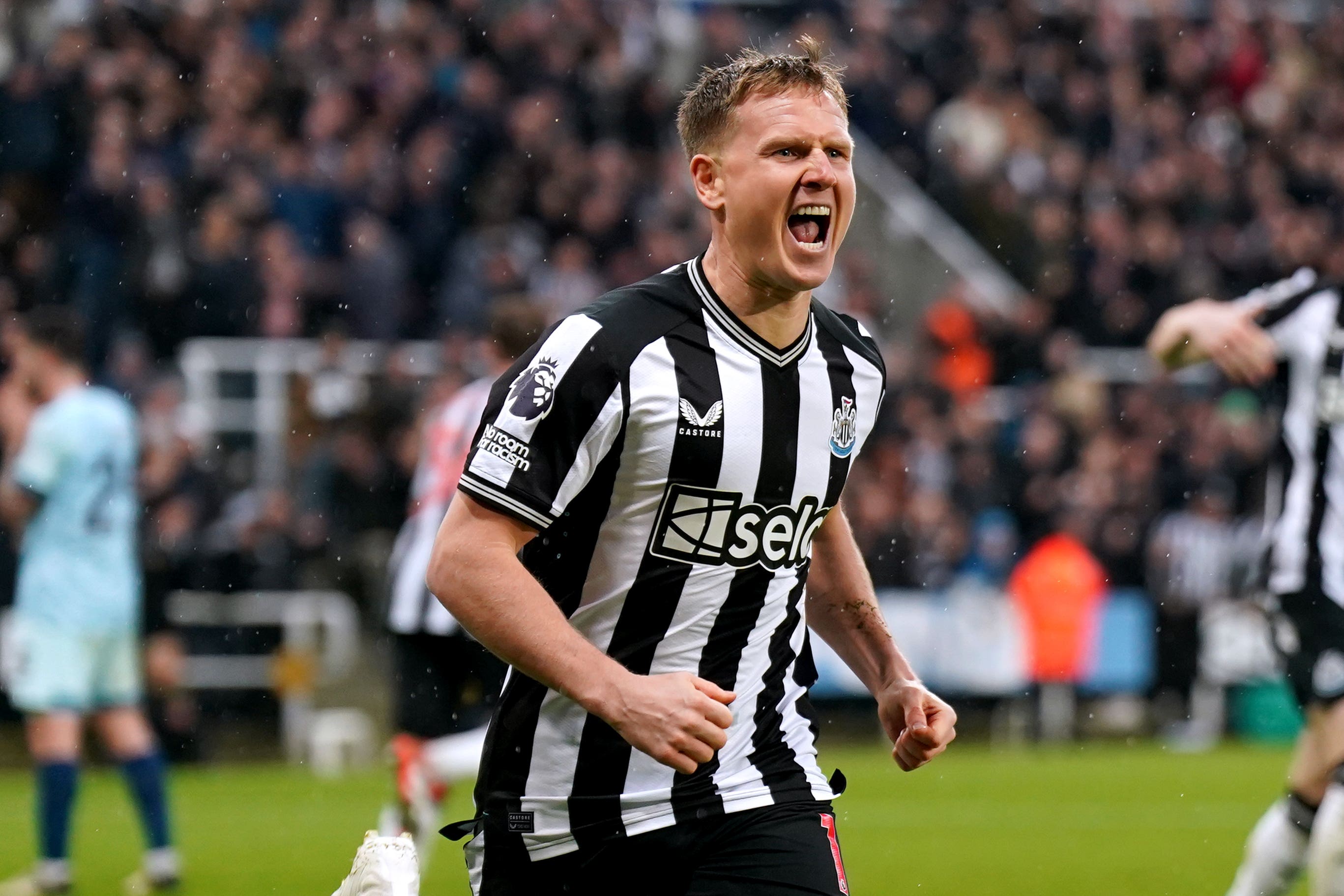 Matt Ritchie scored Newcastle’s late leveller (Owen Humphreys/PA)