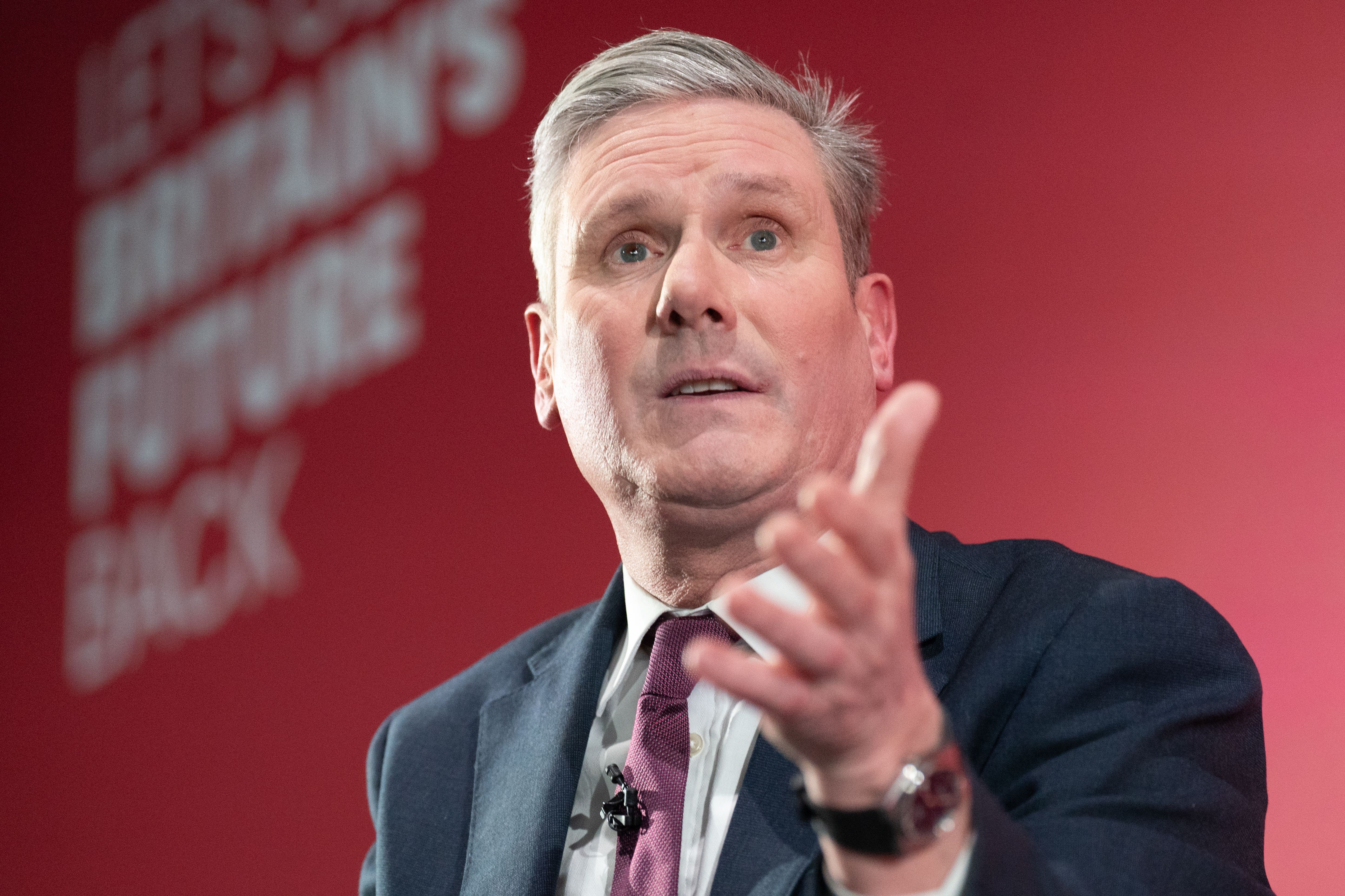 Sir Keir Starmer will say Labour is ready to make the ‘difficult decisions needed in a ‘new age of insecurity’. (Stefan Rousseau/PA)