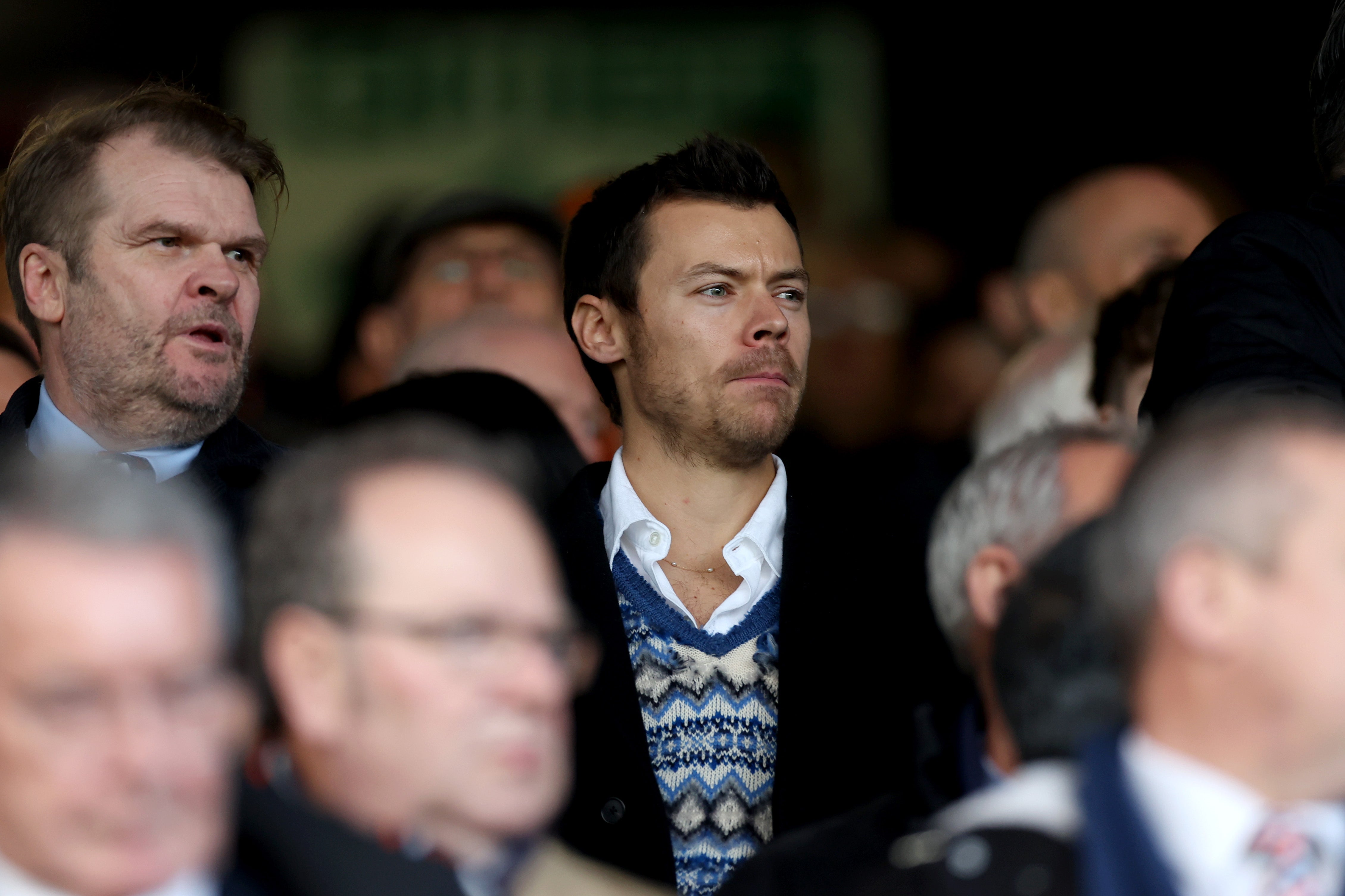 Styles takes in the game at Kenilworth Road