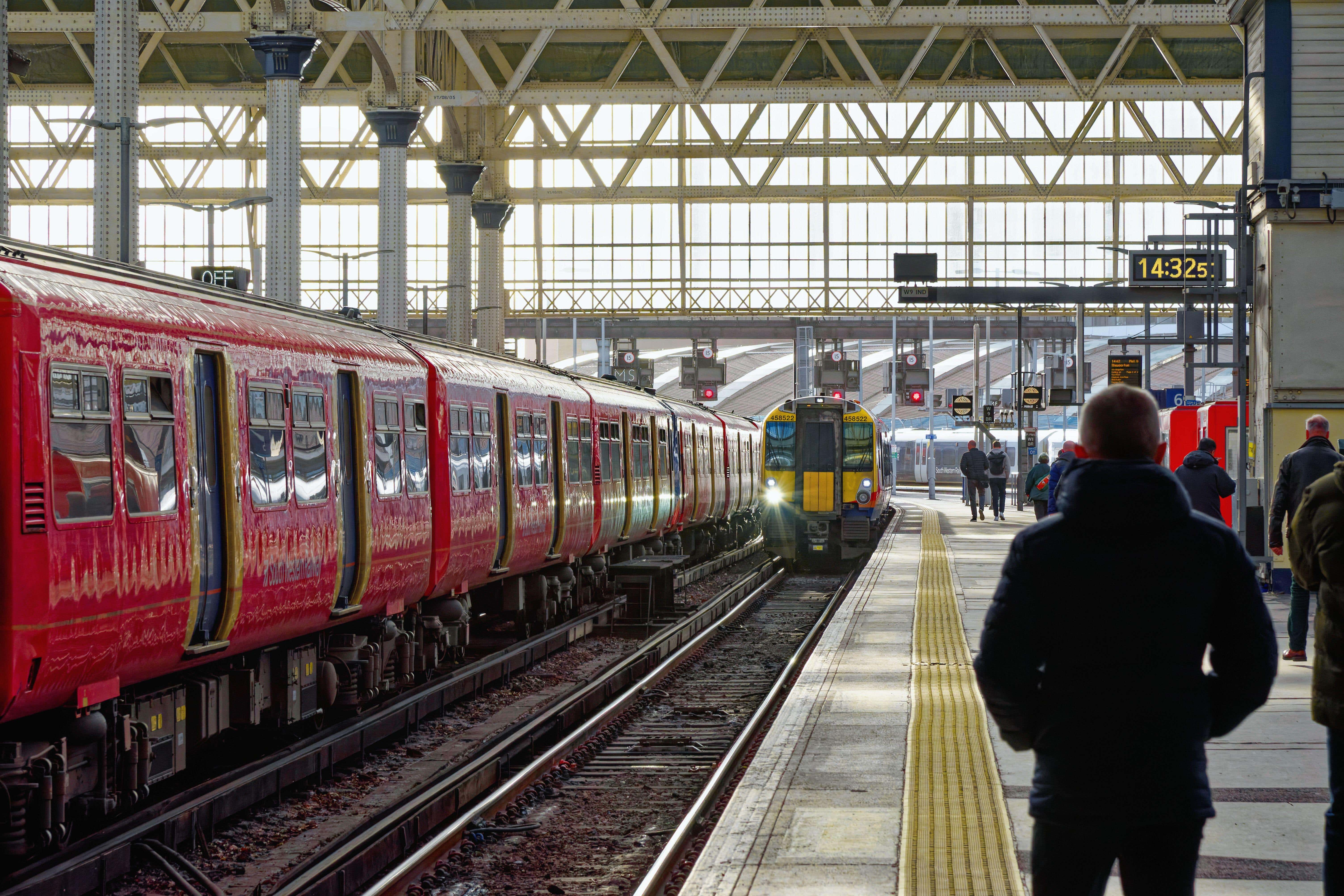 Researchers found rail passenger numbers could nearly double by 2050 compared with pre-pandemic levels (Alamy/PA)