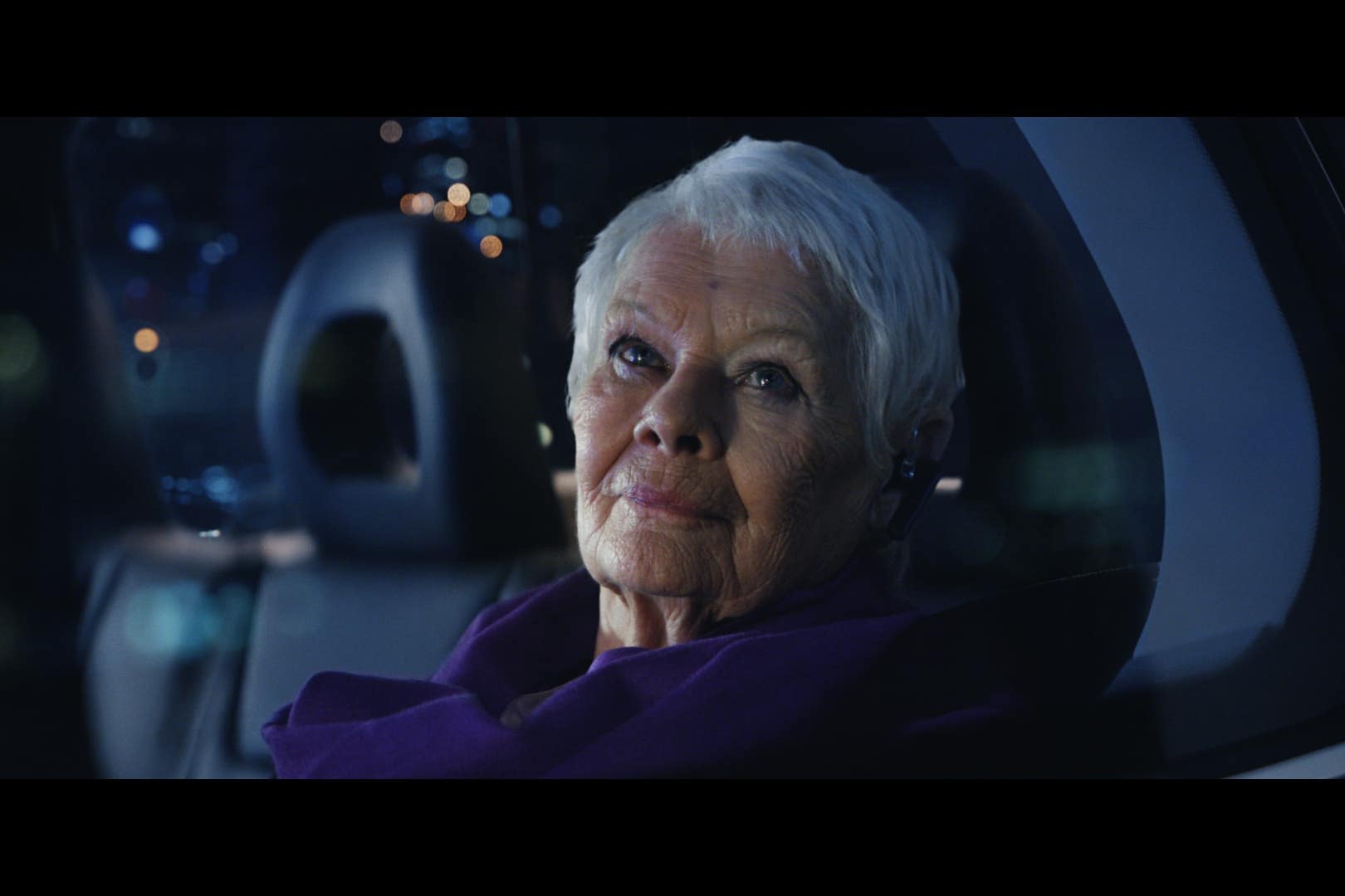 Dame Judi Dench in a MoneySuperMarket advert