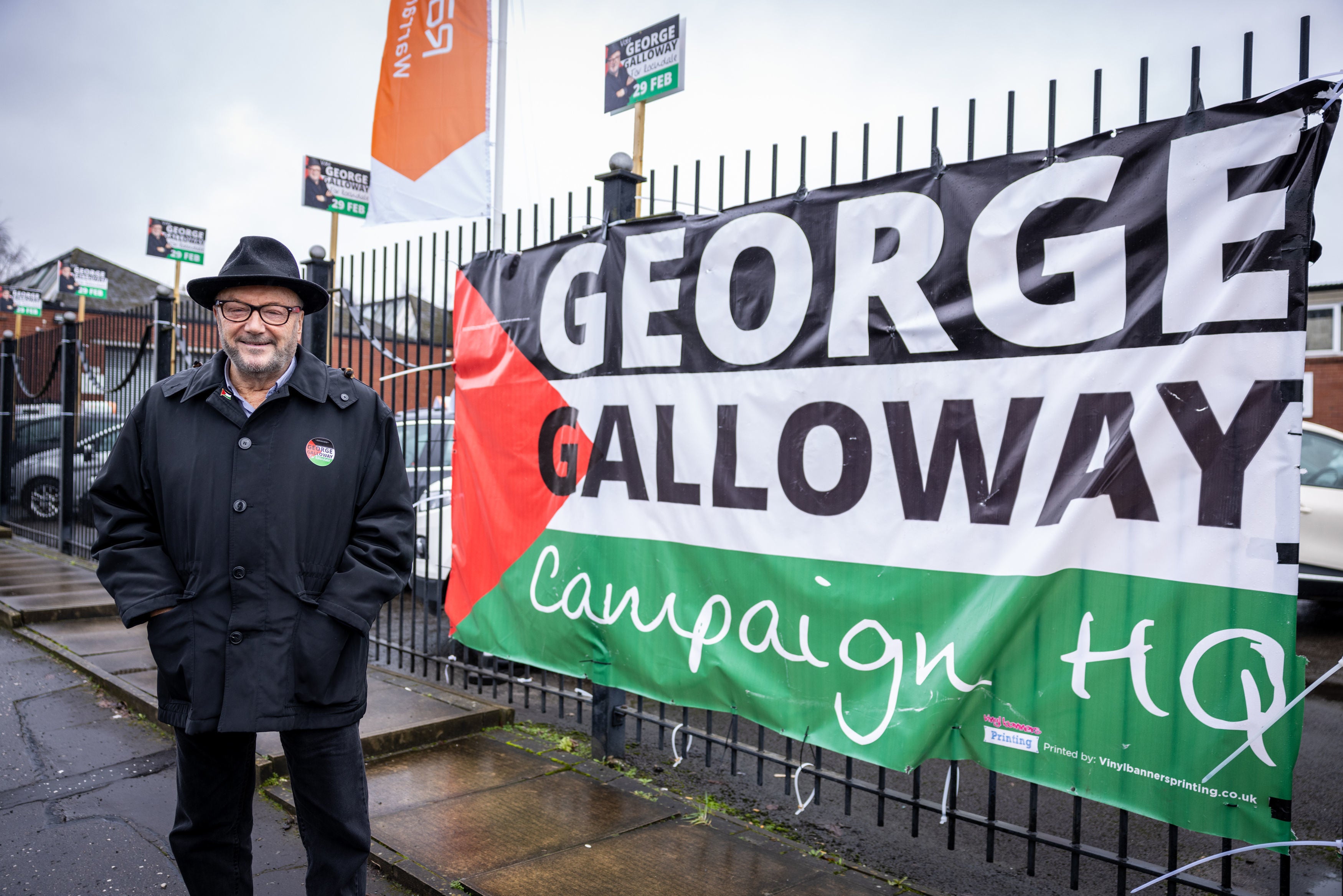 George Galloway is the bookies favourite to win Rochdale