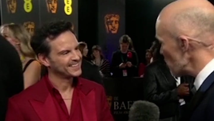 Andrew Scott and BBC journalist Colin Paterson