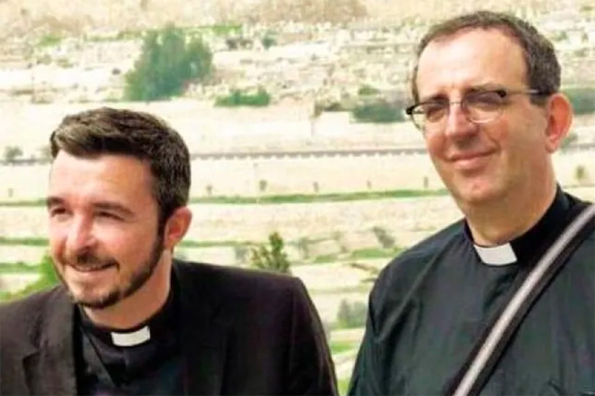 David Oldham, left, and Richard Coles were together from 2007 until the former’s death in 2019