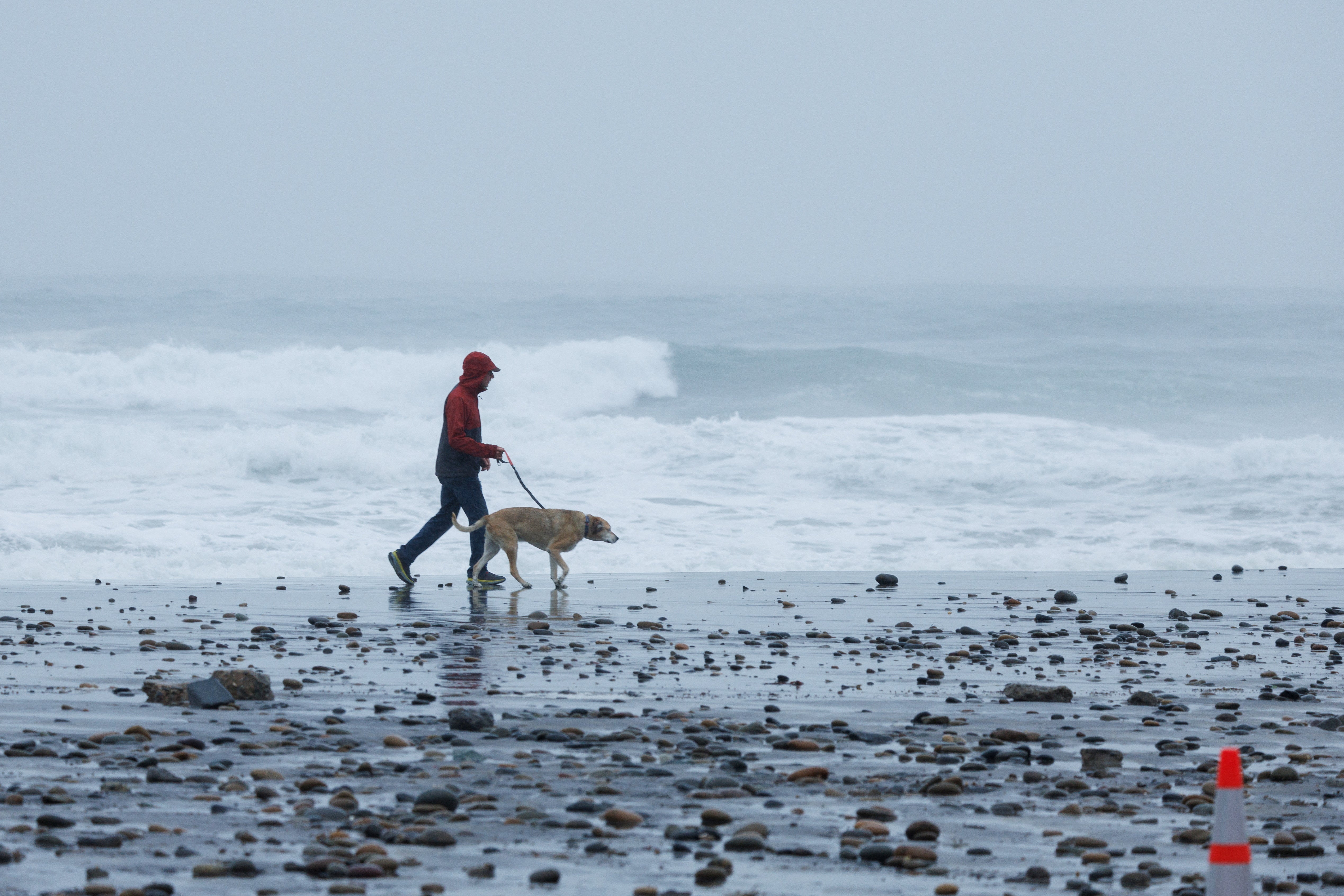 California officials are warning of high waves and coastal erosion on Tuesday