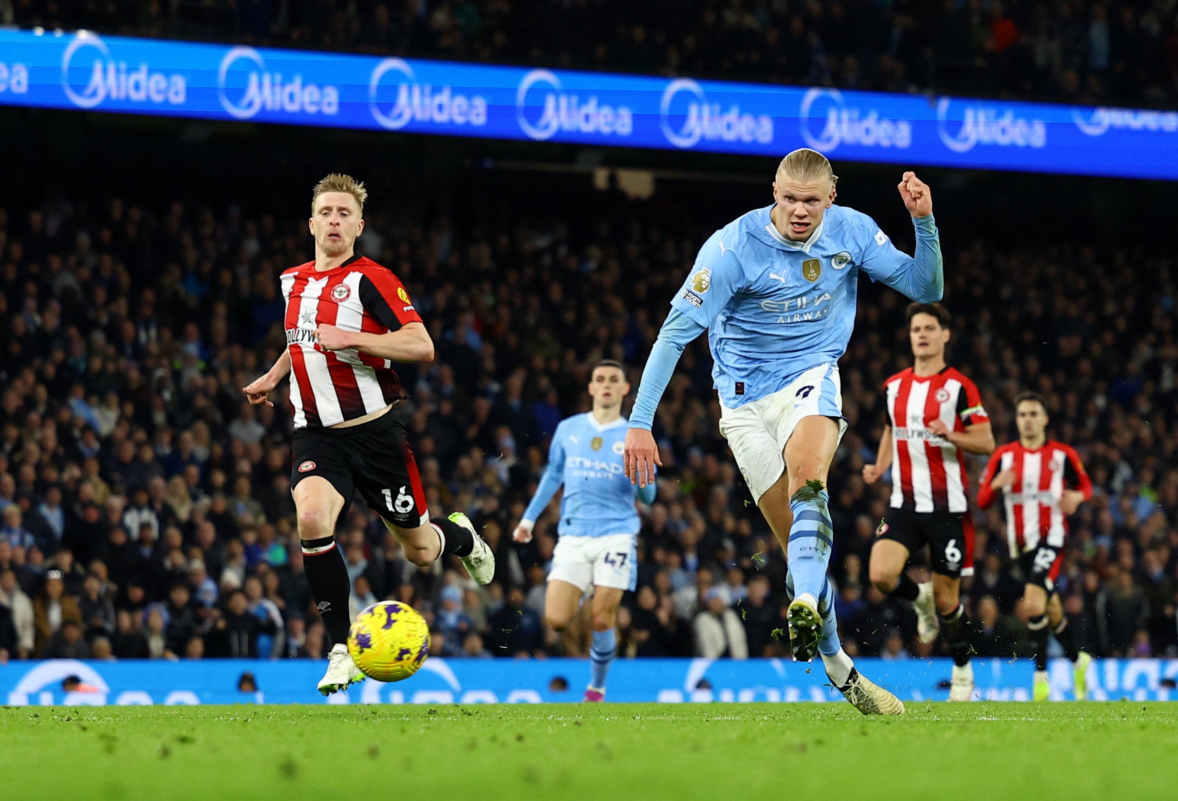 Erling Haaland stroked home the game’s only goal