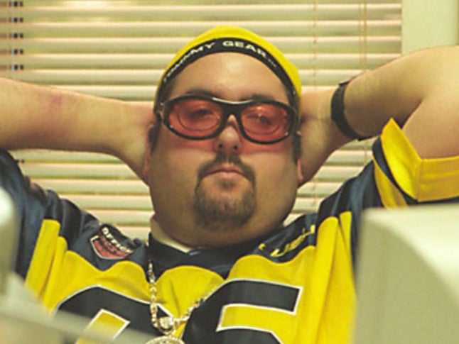 Ewen MacIntosh dressed up as Ali G in ‘The Office’