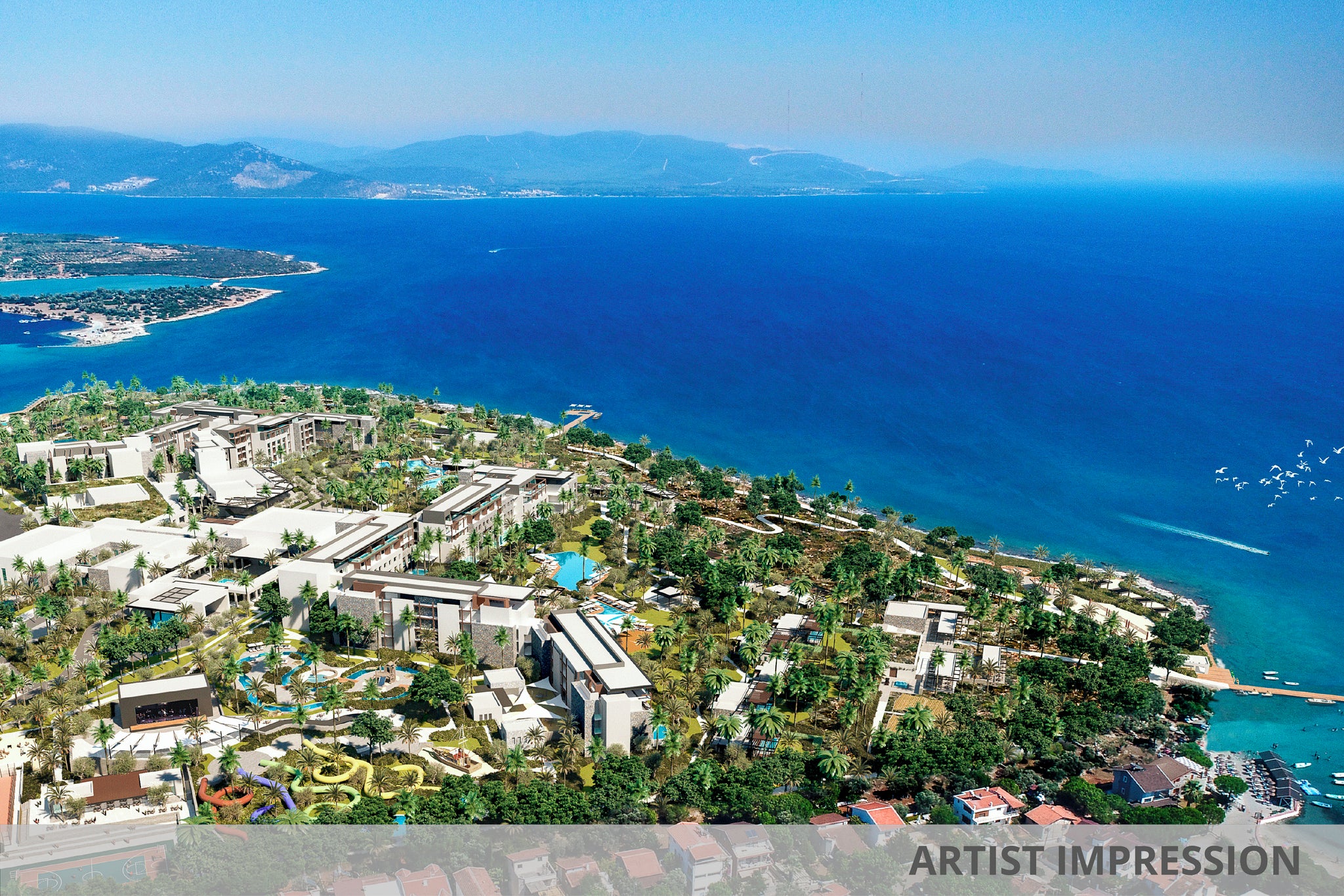 Enjoy swim-up pools and an aqua park at Bodrum’s Anda Barut Collection hotel