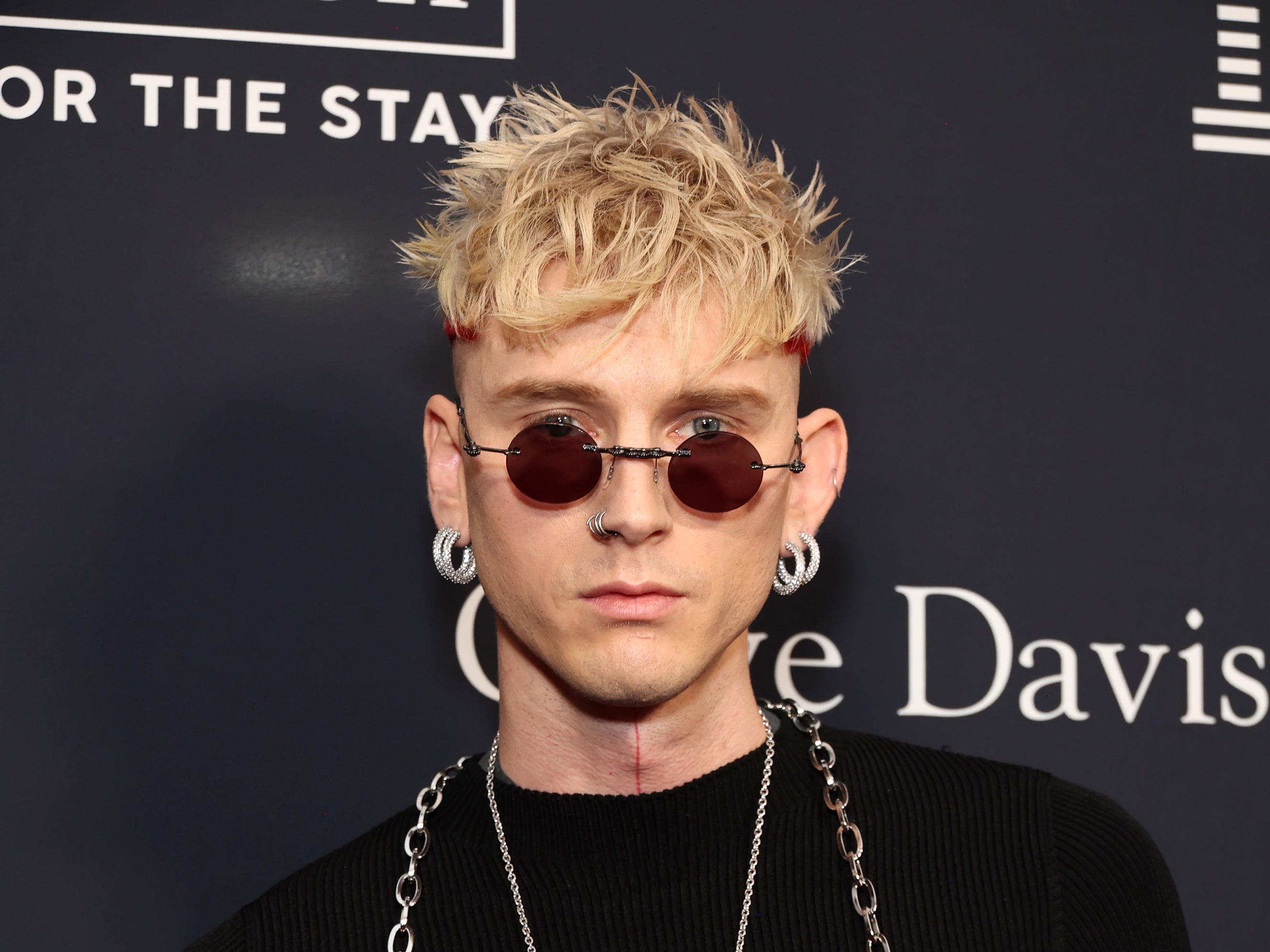 Machine Gun Kelly attending the 2024 Grammys