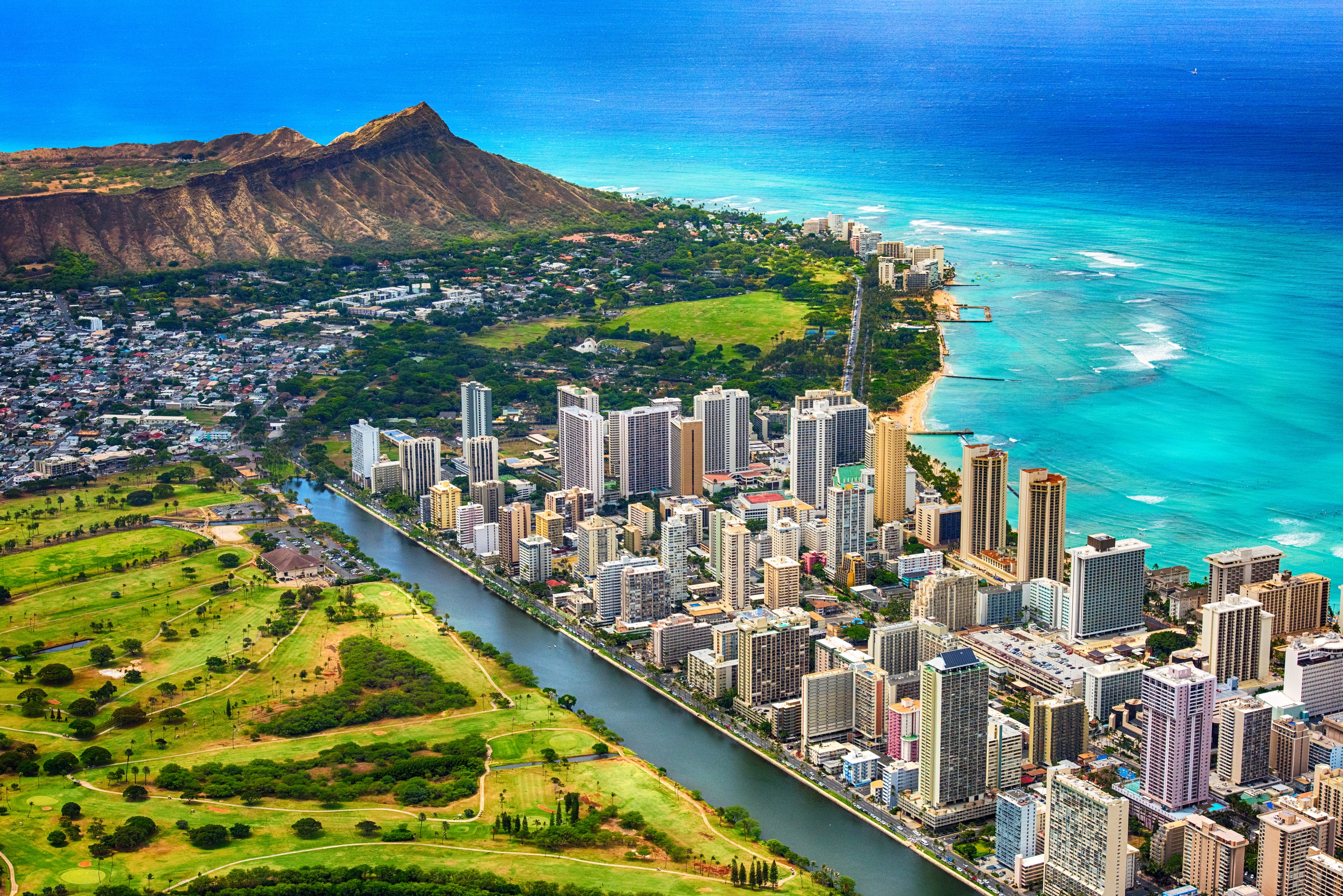 Honolulu, on Waikiki Beach