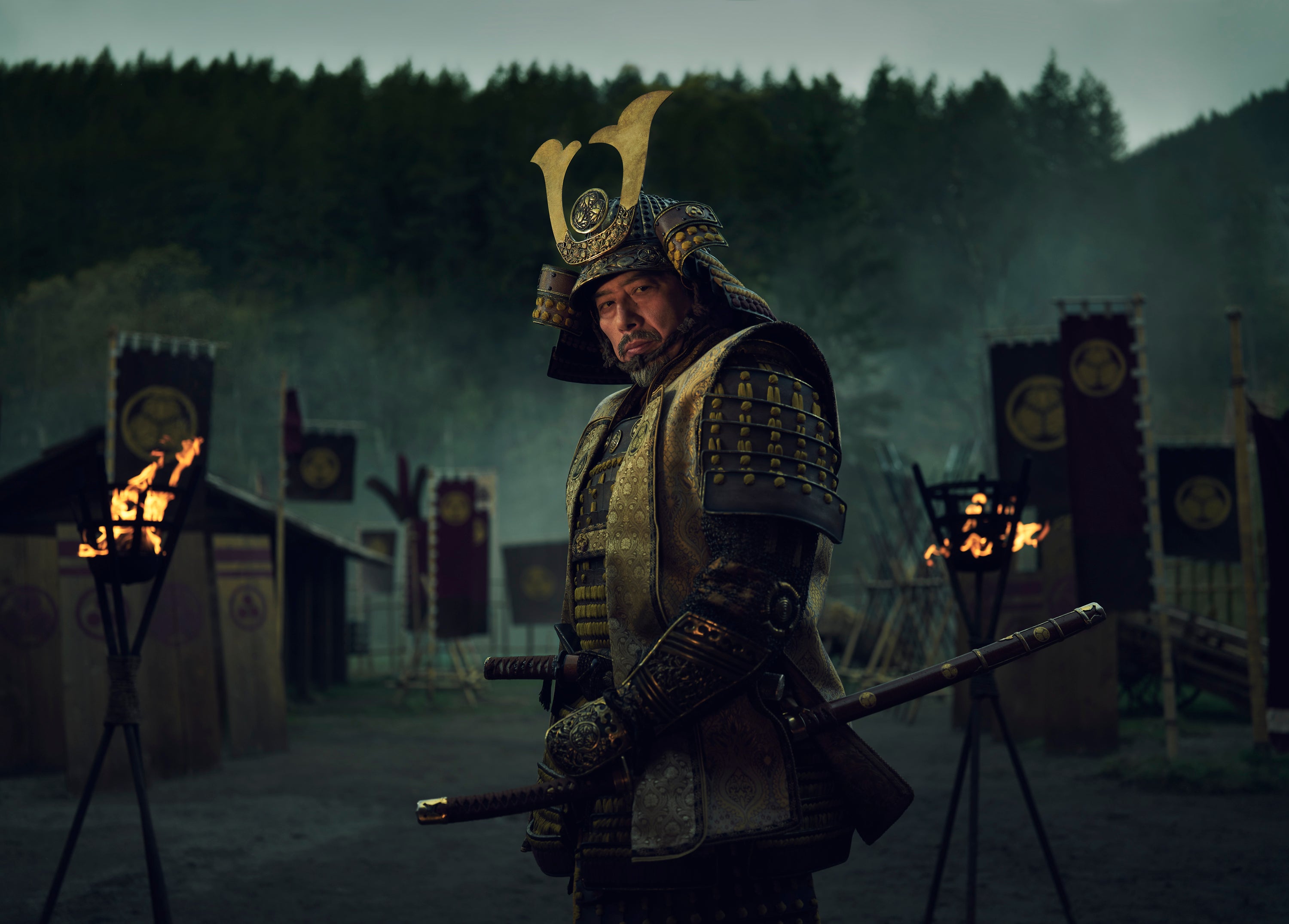 Hiroyuki Sanada as Lord Yoshii Toranaga in ‘Shōgun'