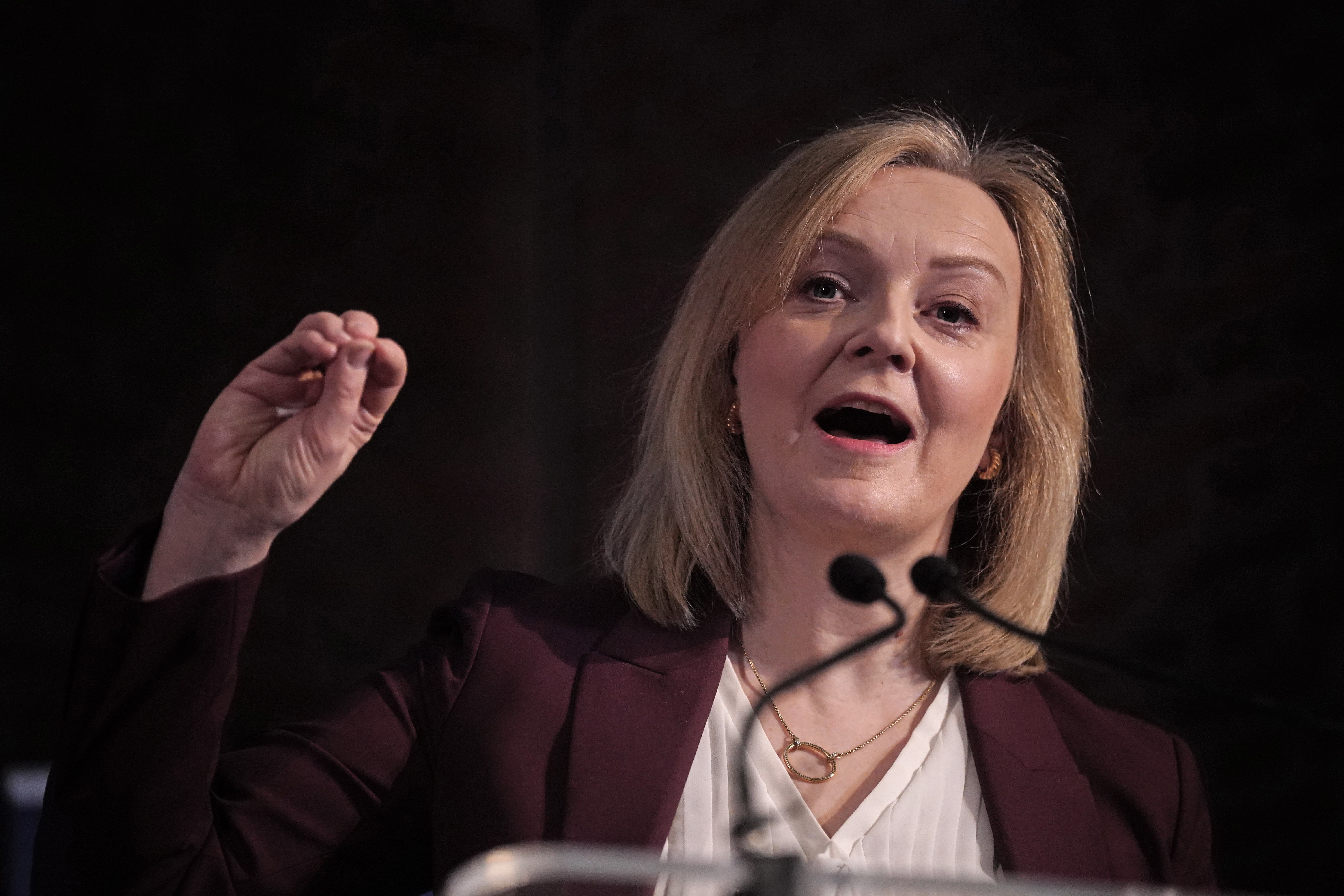 Former prime minister Liz Truss (Victoria Jones/PA)