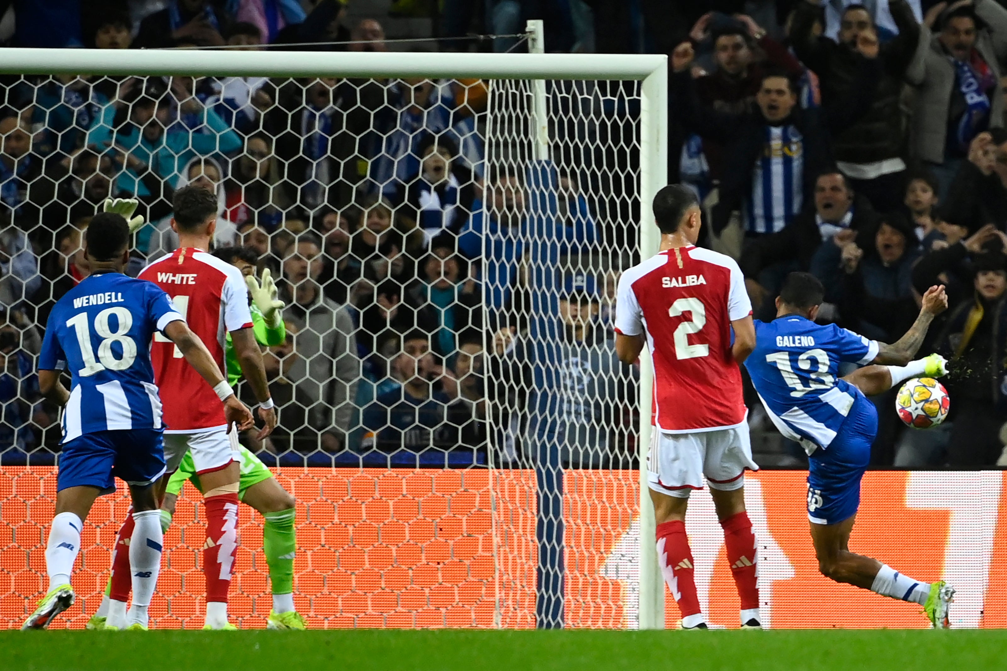 Galeno struck the post and sent a volley wide in the only exciting moments of the first half