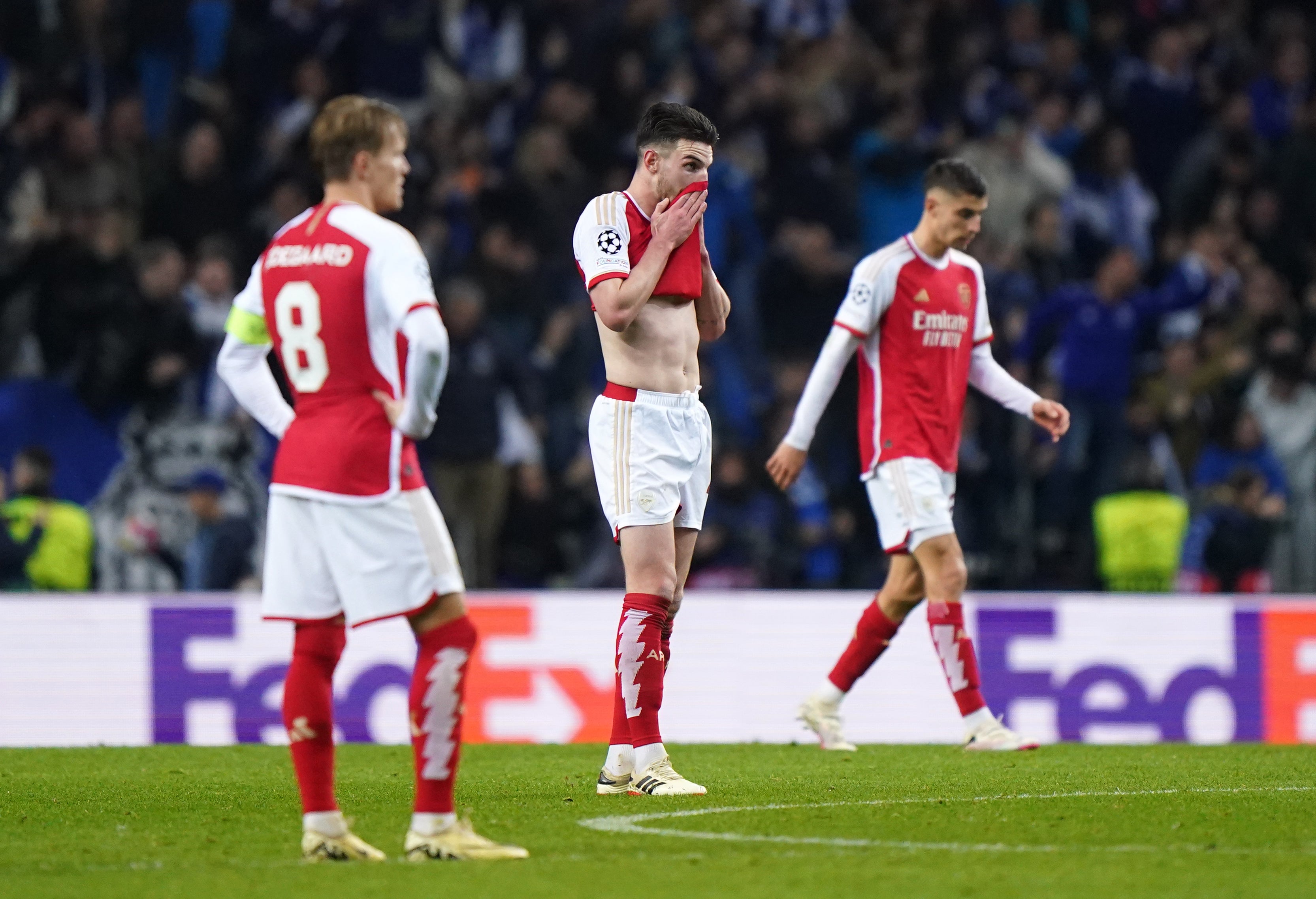 Arsenal’s defeat means they must come from behind at the Emirates Stadium in order to progress