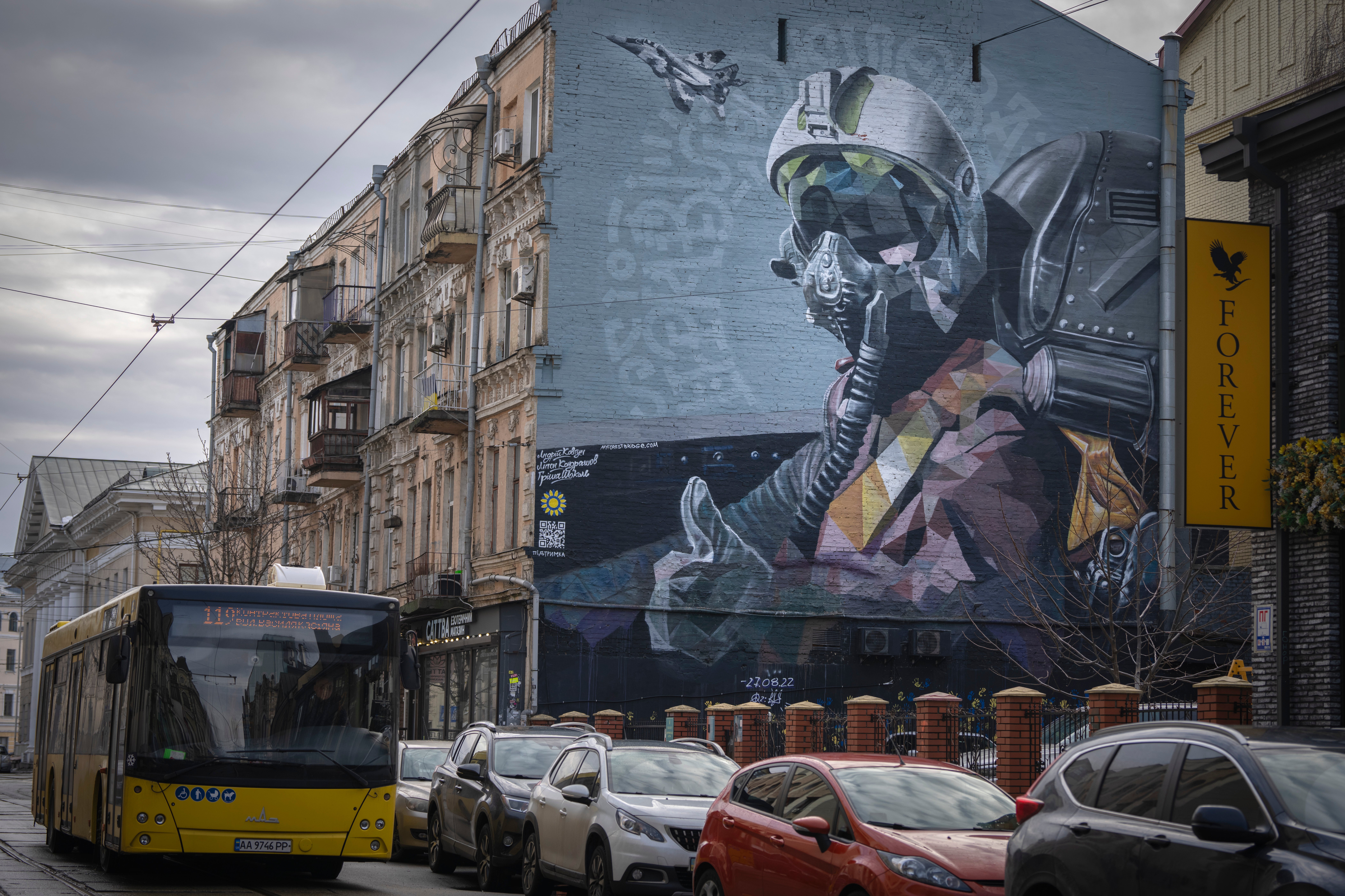 Russia Ukraine War Murals Photo Gallery