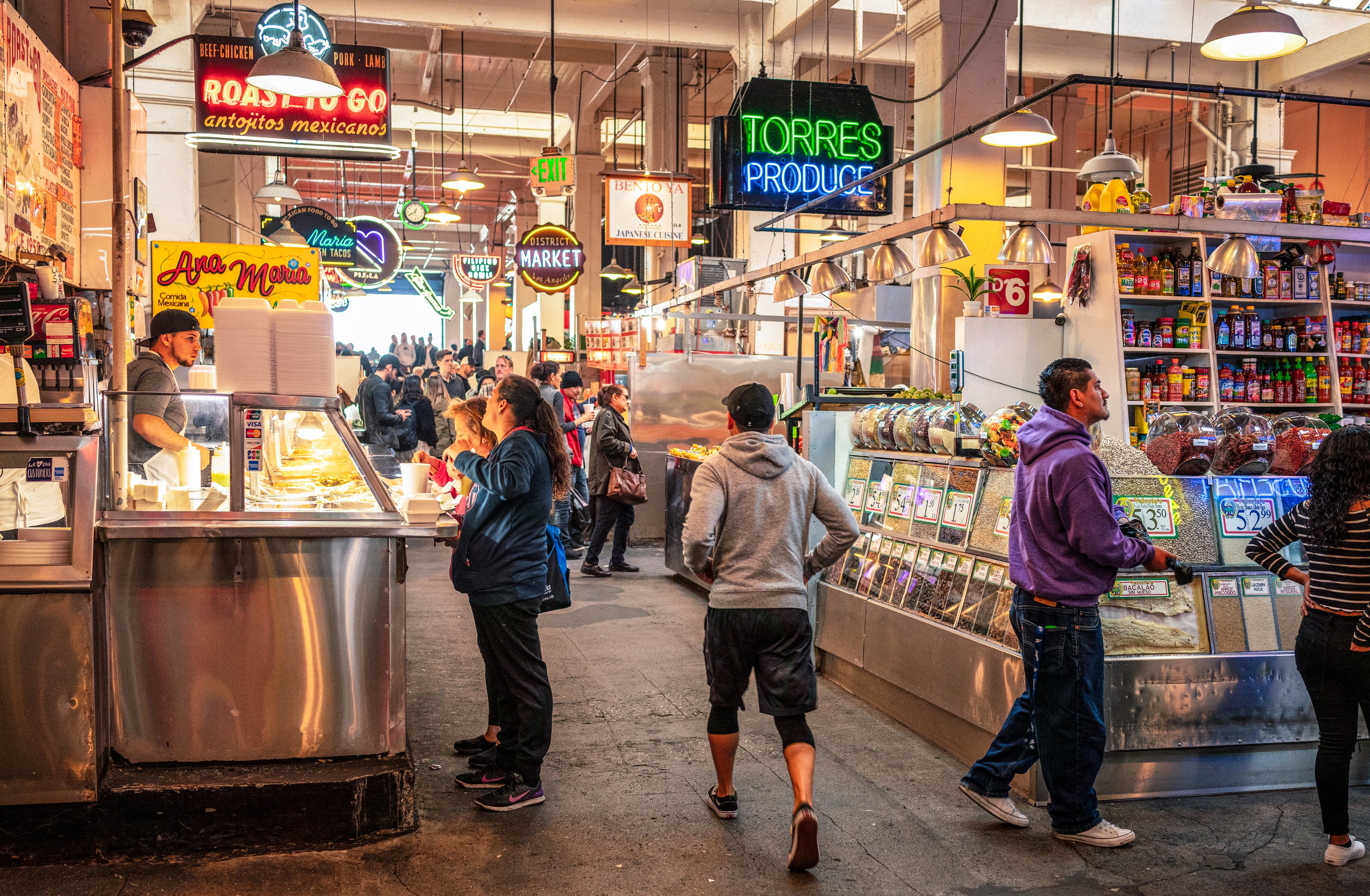 Grab a bite at Los Angeles Grand Central Market