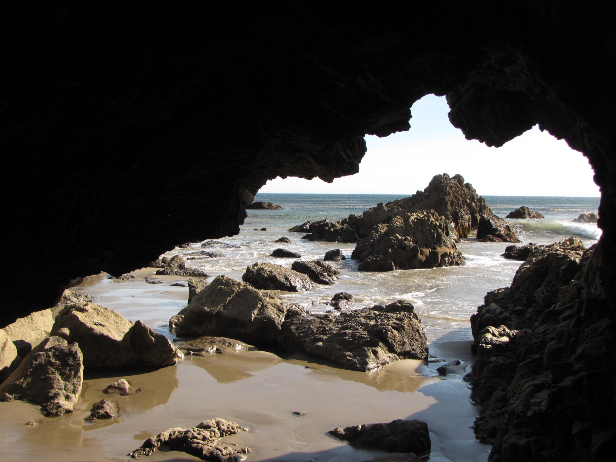 Plunge into the Pacific ocean from Leo Carillo beach