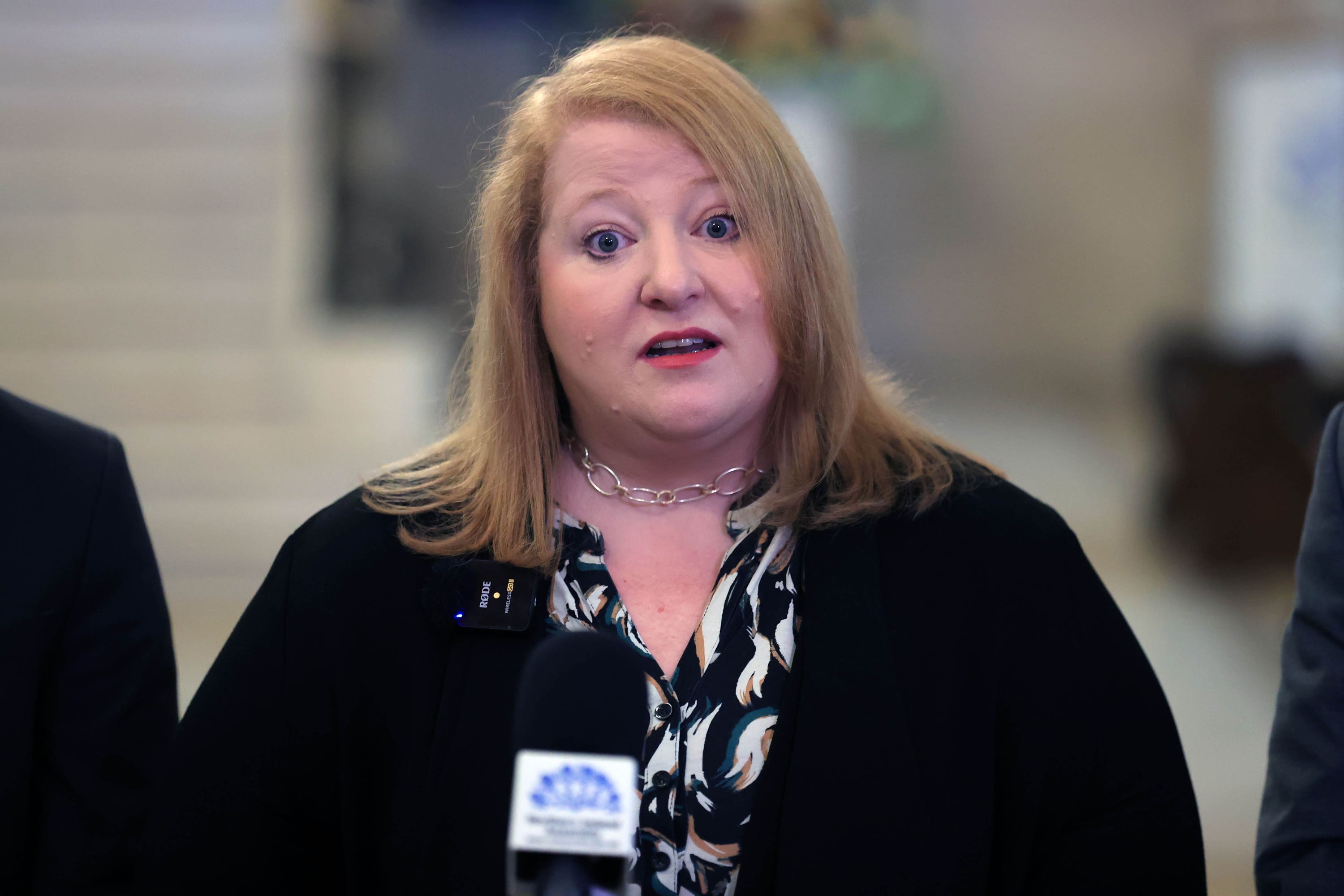 Alliance Party leader Naomi Long (Liam McBurney/PA)