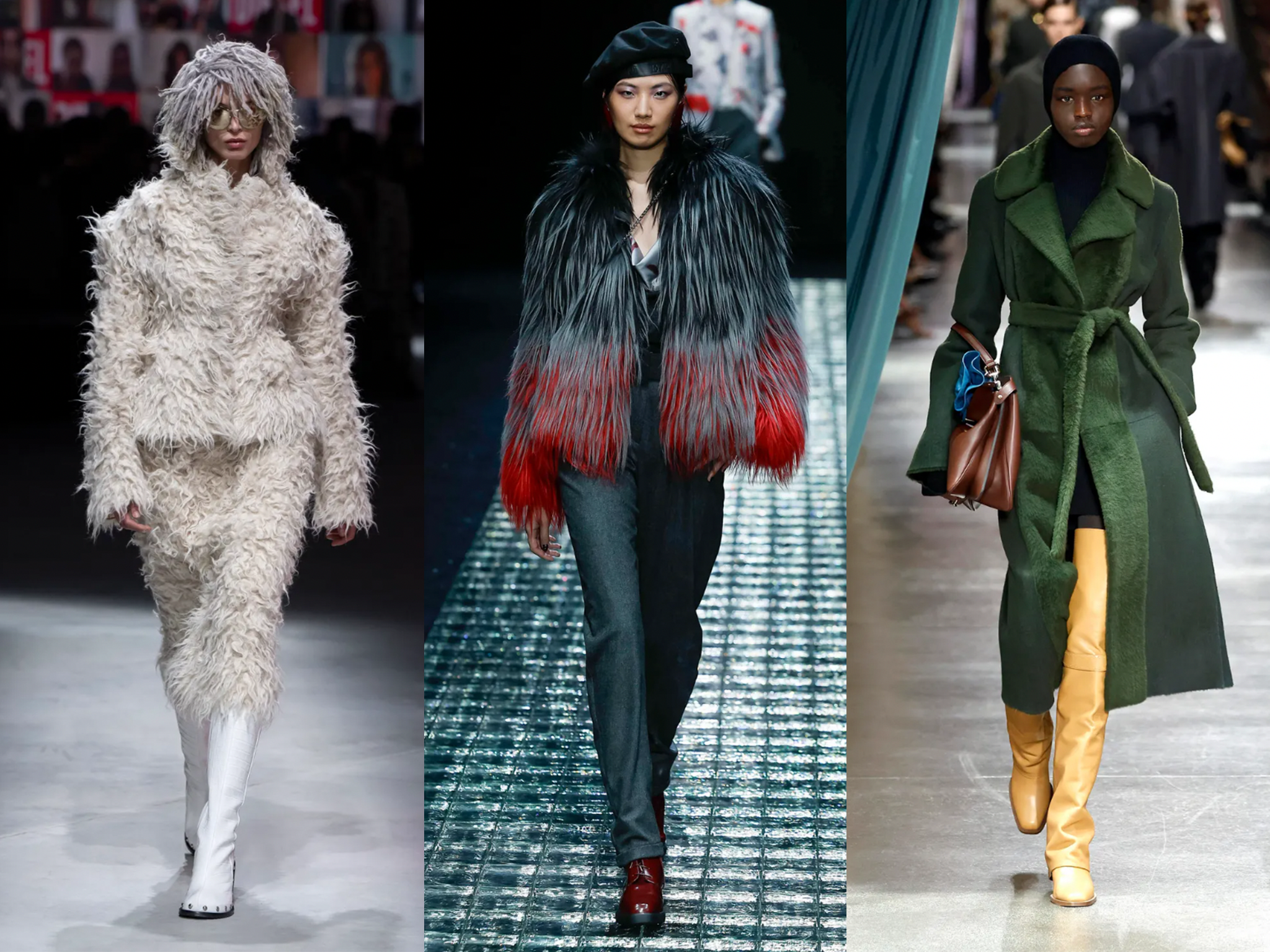 Diesel, Emporio Armani, Fendi A/W 24 shows