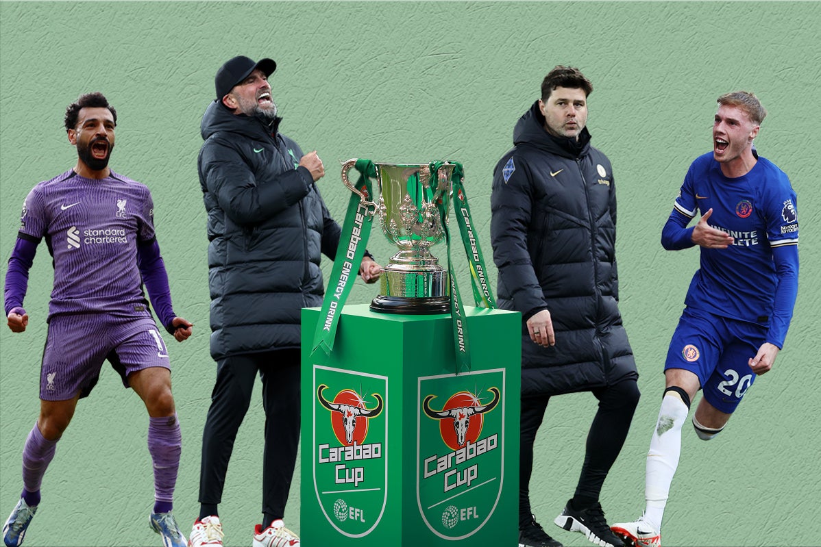 Mohamed Salah, Jurgen Klopp, Mauricio Pochettino and Cole Palmer