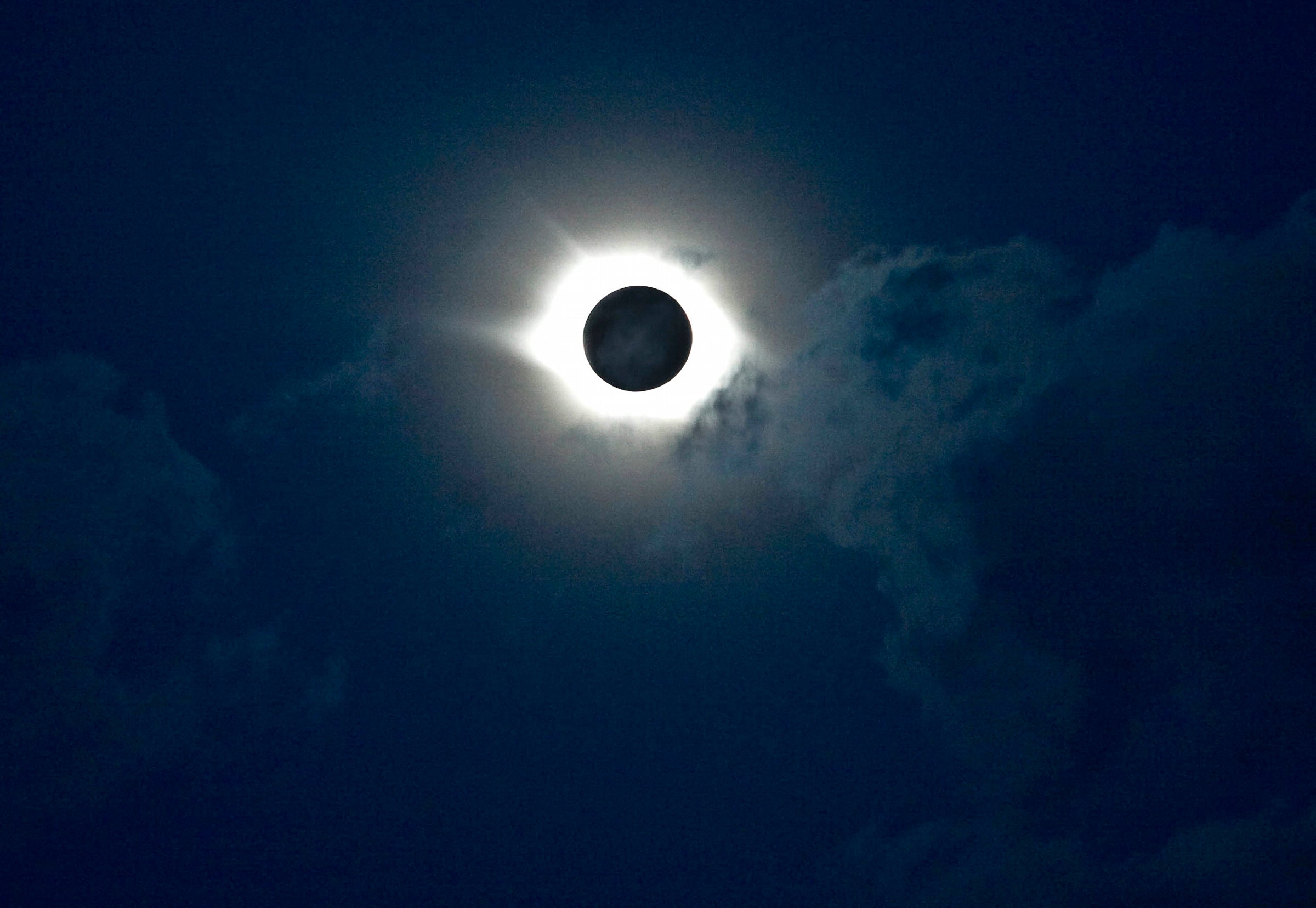 A total solar eclipse