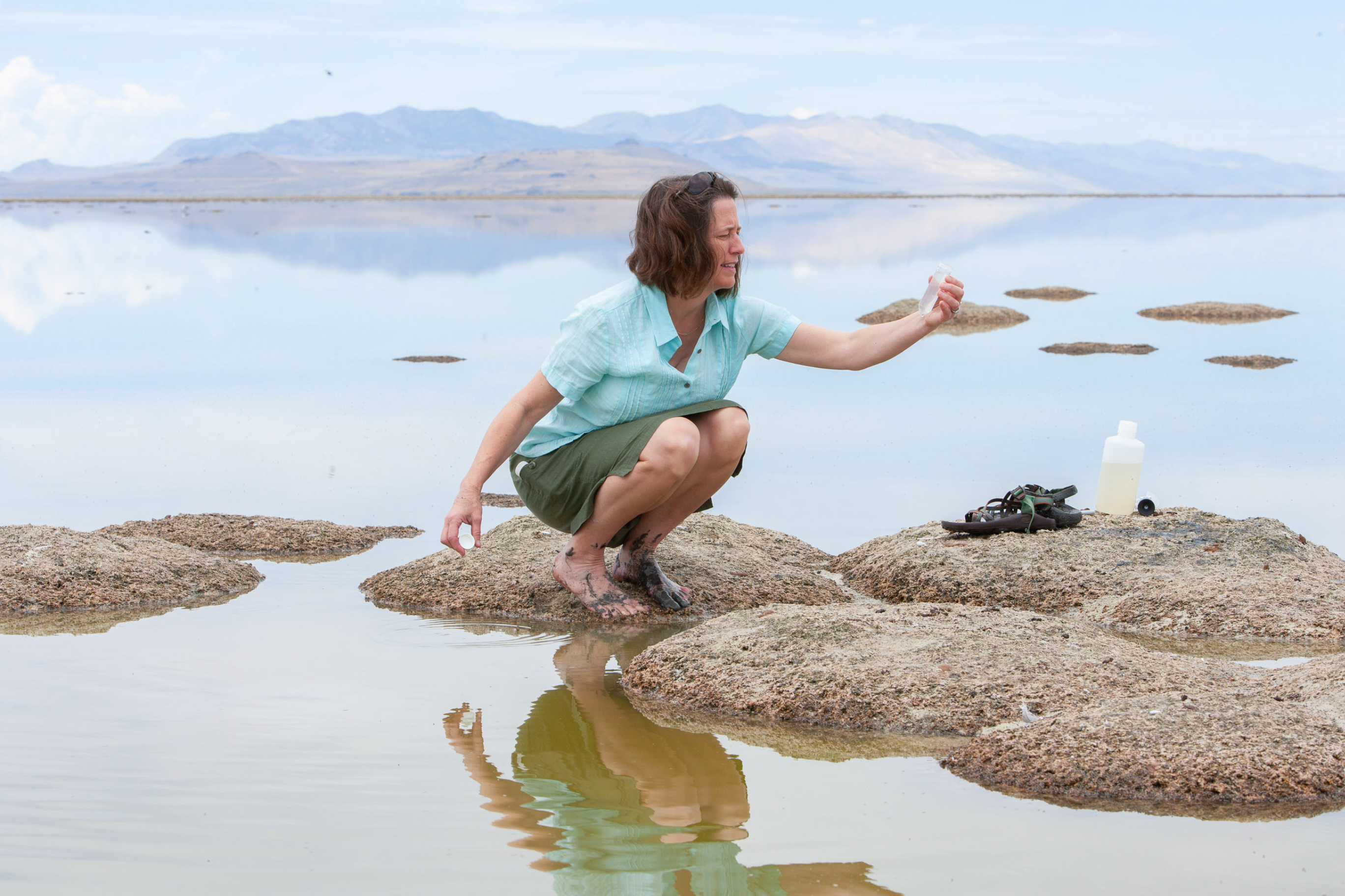 Baxter has studied the lake for 26 years and has witnessed its decline